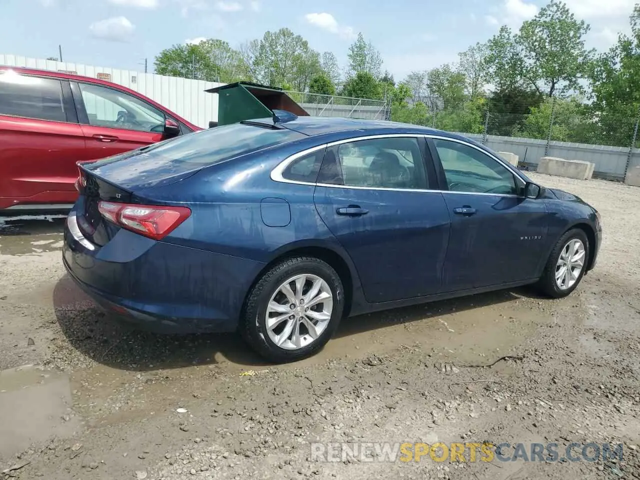 3 Photograph of a damaged car 1G1ZD5ST8LF025013 CHEVROLET MALIBU 2020