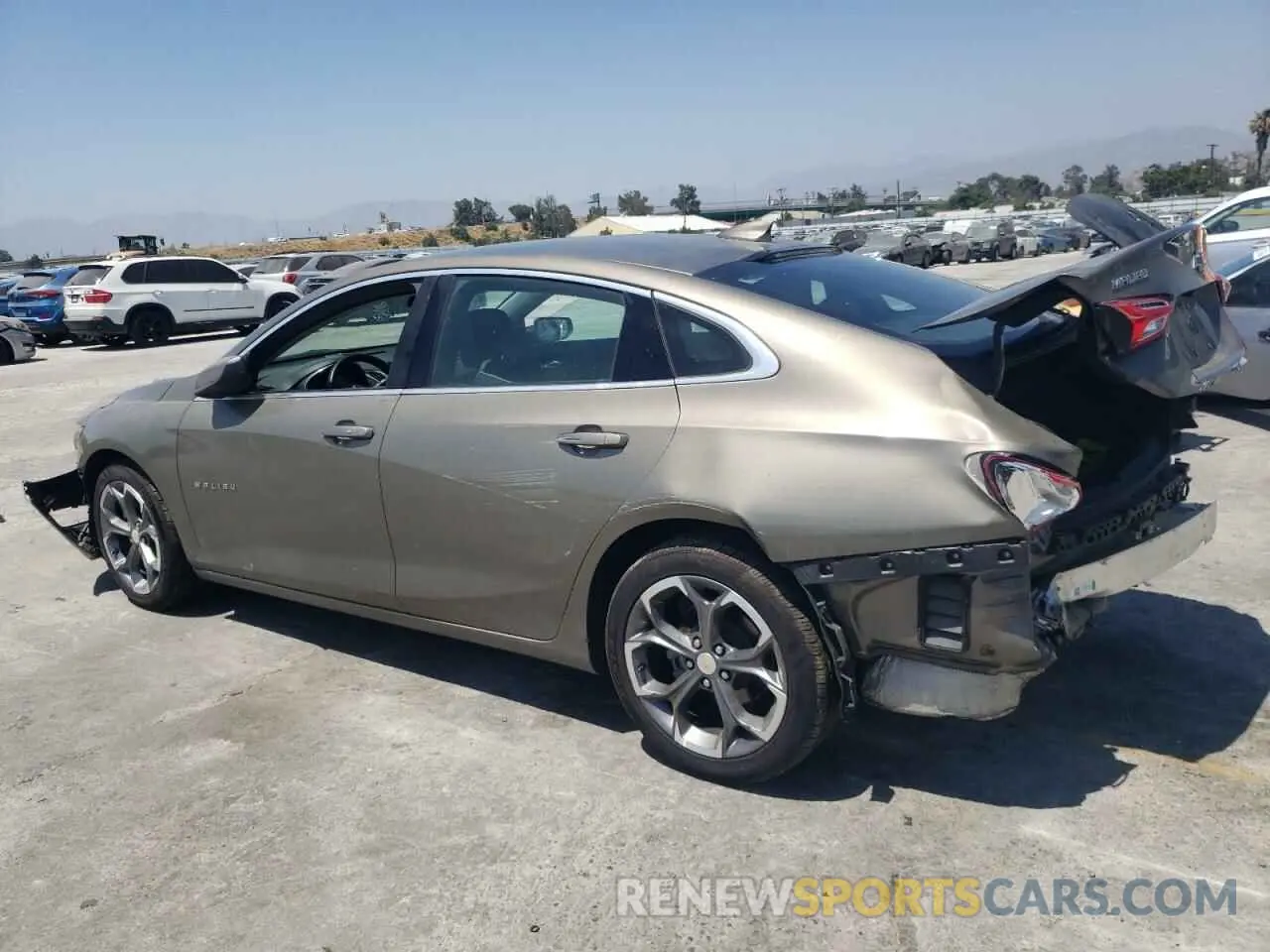 2 Photograph of a damaged car 1G1ZD5ST8LF026744 CHEVROLET MALIBU 2020