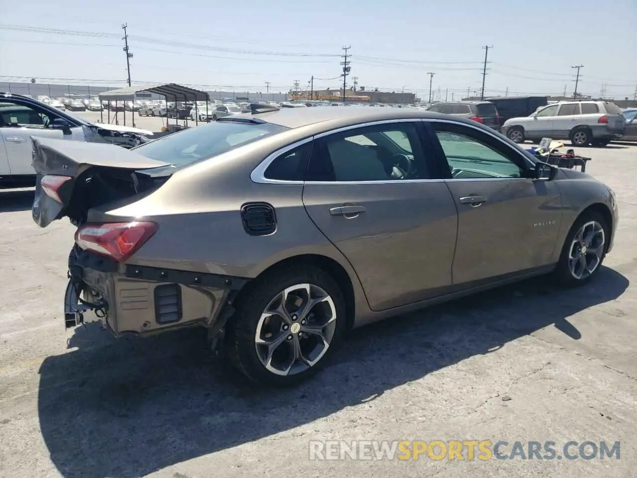3 Photograph of a damaged car 1G1ZD5ST8LF026744 CHEVROLET MALIBU 2020
