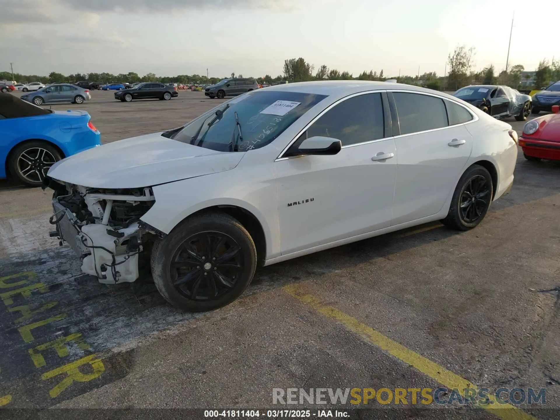 2 Photograph of a damaged car 1G1ZD5ST8LF066550 CHEVROLET MALIBU 2020