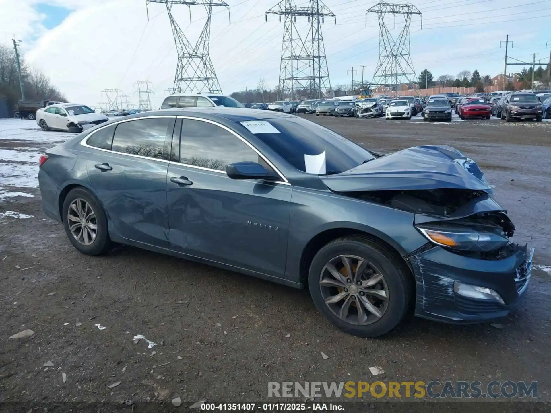 1 Photograph of a damaged car 1G1ZD5ST8LF072686 CHEVROLET MALIBU 2020