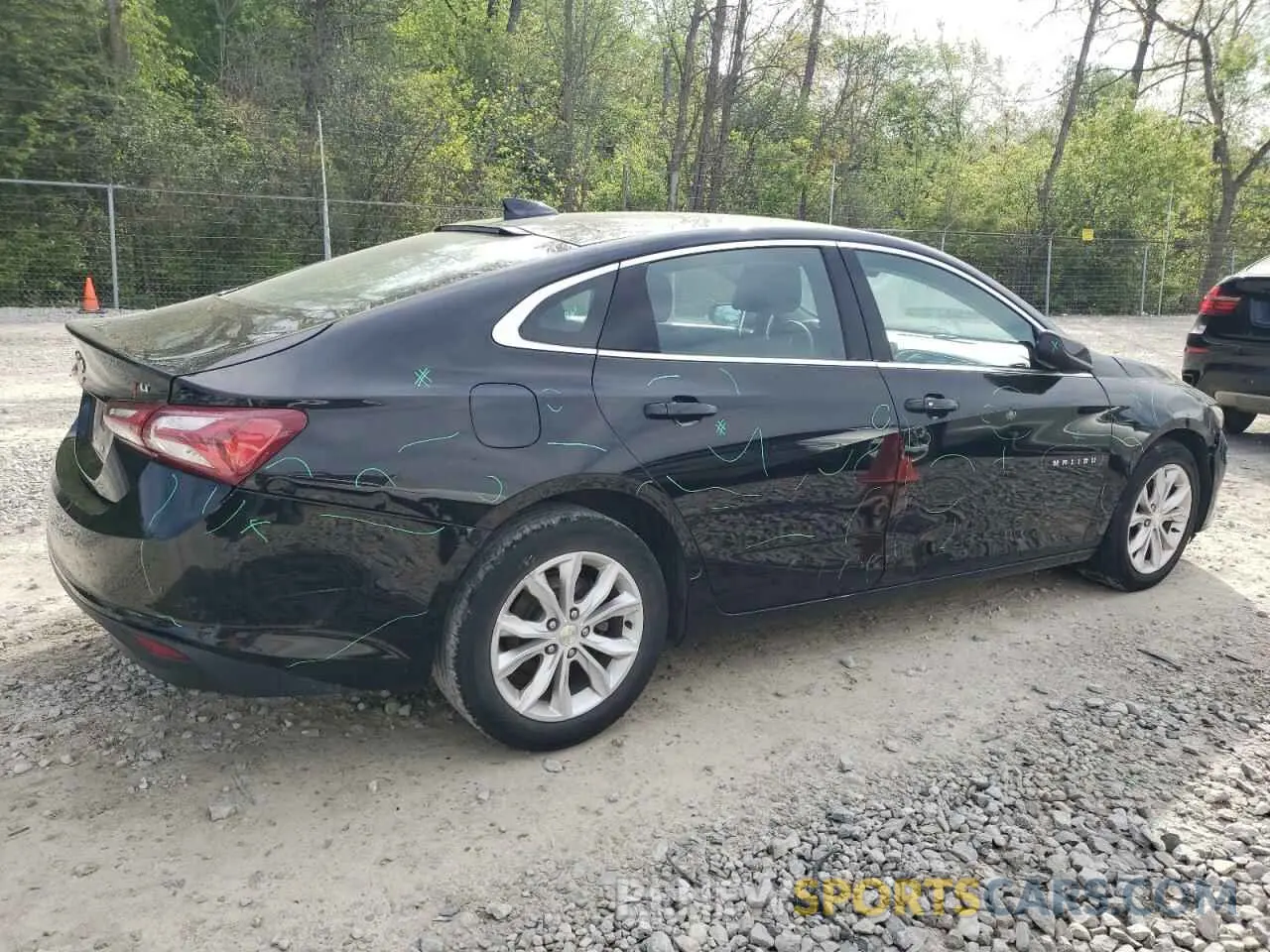 3 Photograph of a damaged car 1G1ZD5ST8LF084966 CHEVROLET MALIBU 2020