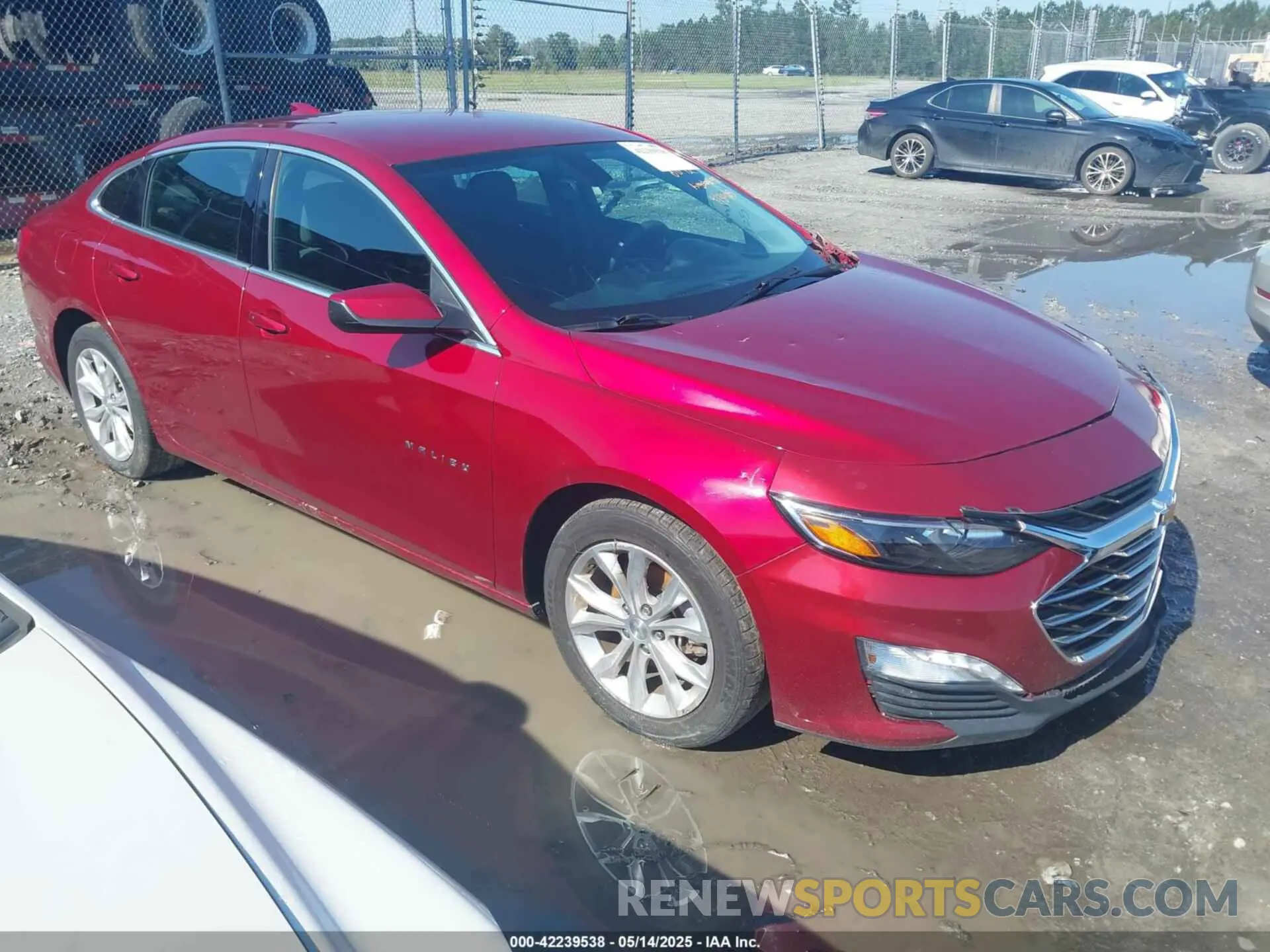 1 Photograph of a damaged car 1G1ZD5ST8LF106092 CHEVROLET MALIBU 2020