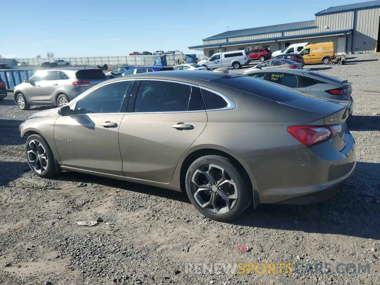 2 Photograph of a damaged car 1G1ZD5ST8LF127086 CHEVROLET MALIBU 2020