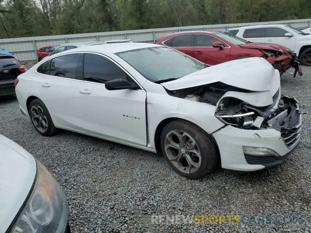 4 Photograph of a damaged car 1G1ZD5ST8LF158158 CHEVROLET MALIBU 2020