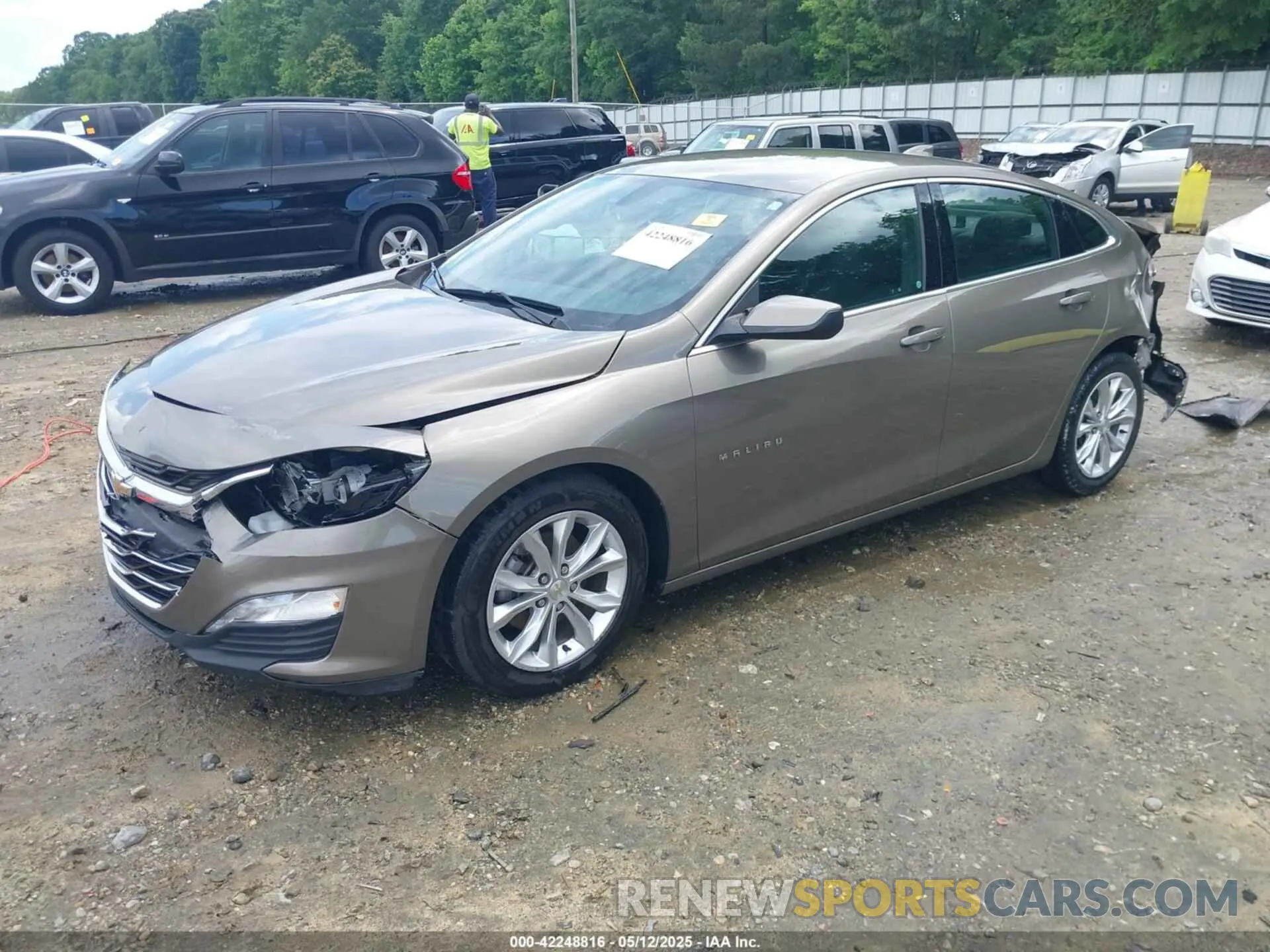 2 Photograph of a damaged car 1G1ZD5ST9LF031354 CHEVROLET MALIBU 2020