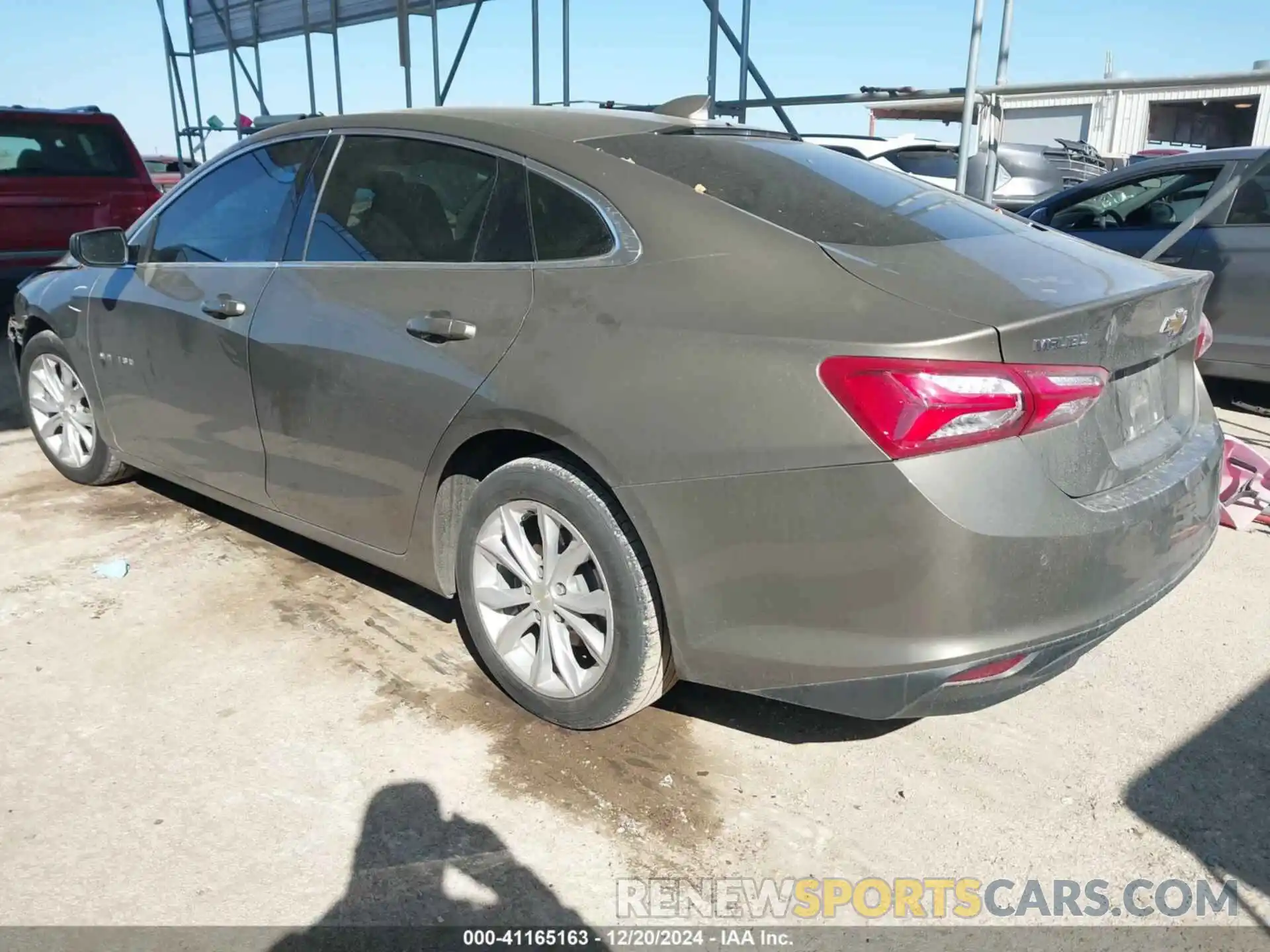 3 Photograph of a damaged car 1G1ZD5ST9LF035243 CHEVROLET MALIBU 2020