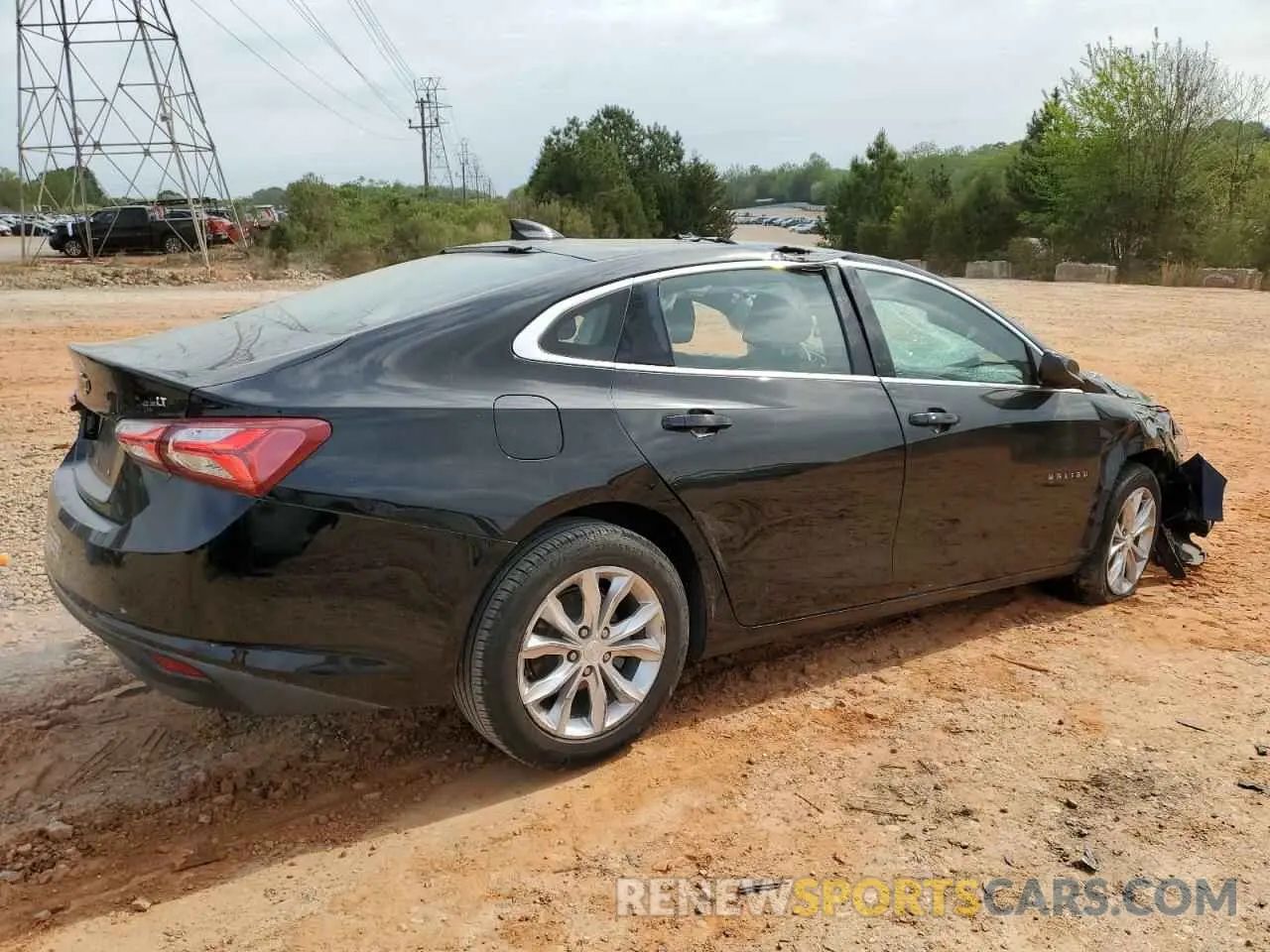3 Photograph of a damaged car 1G1ZD5ST9LF036604 CHEVROLET MALIBU 2020