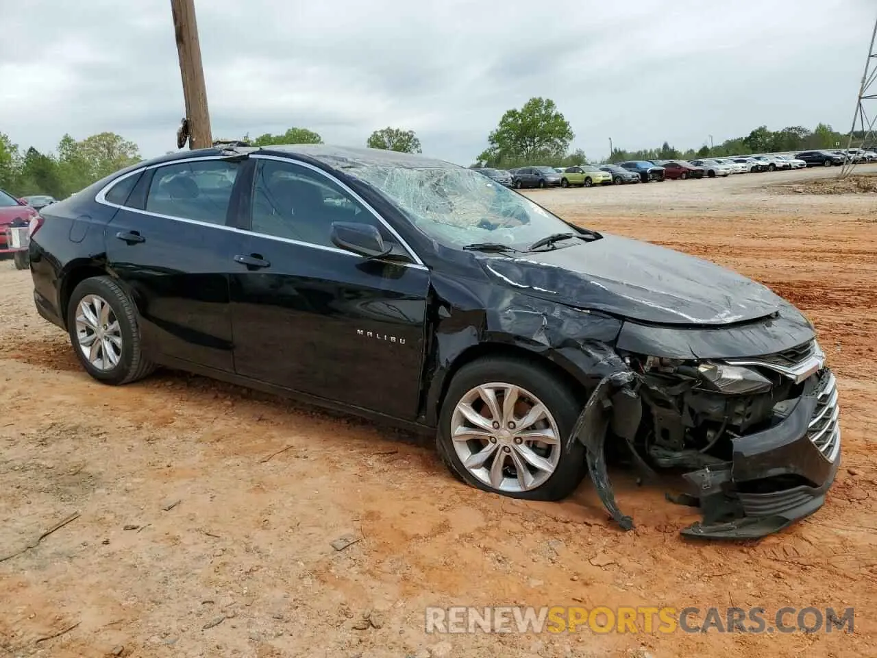 4 Photograph of a damaged car 1G1ZD5ST9LF036604 CHEVROLET MALIBU 2020