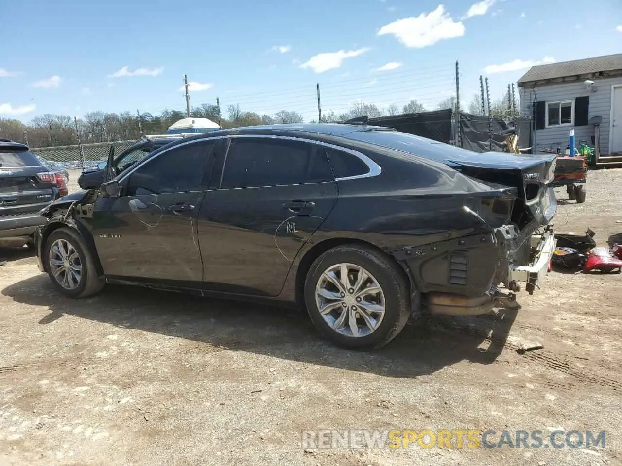 2 Photograph of a damaged car 1G1ZD5ST9LF039129 CHEVROLET MALIBU 2020