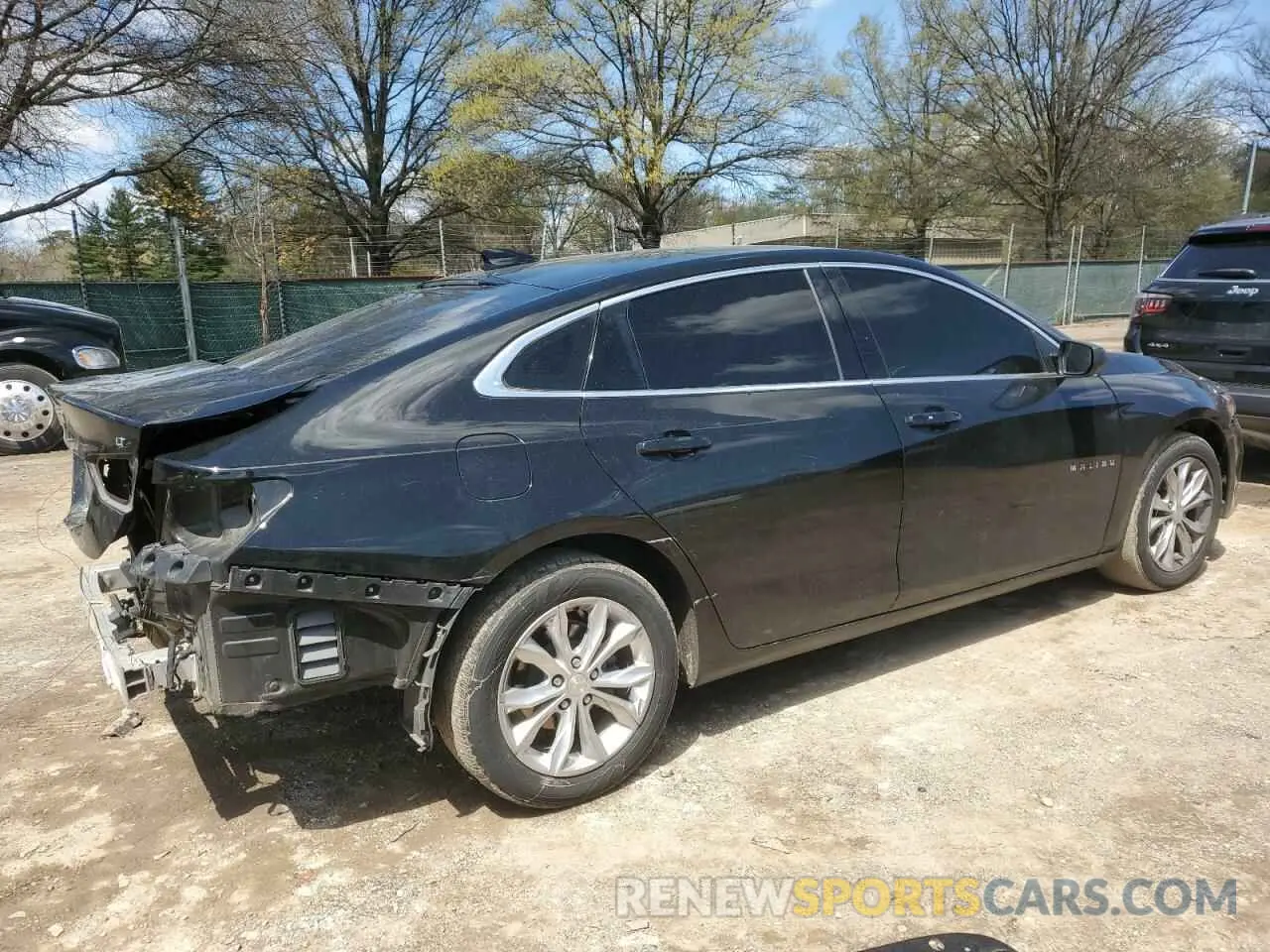 3 Photograph of a damaged car 1G1ZD5ST9LF039129 CHEVROLET MALIBU 2020