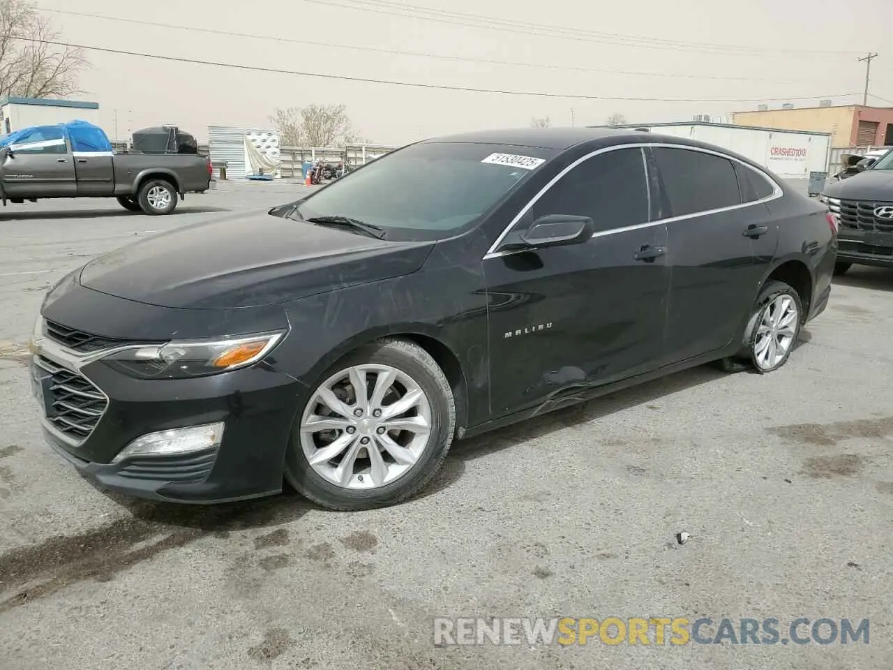 1 Photograph of a damaged car 1G1ZD5ST9LF041348 CHEVROLET MALIBU 2020
