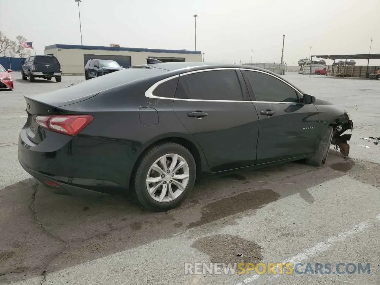 3 Photograph of a damaged car 1G1ZD5ST9LF041348 CHEVROLET MALIBU 2020