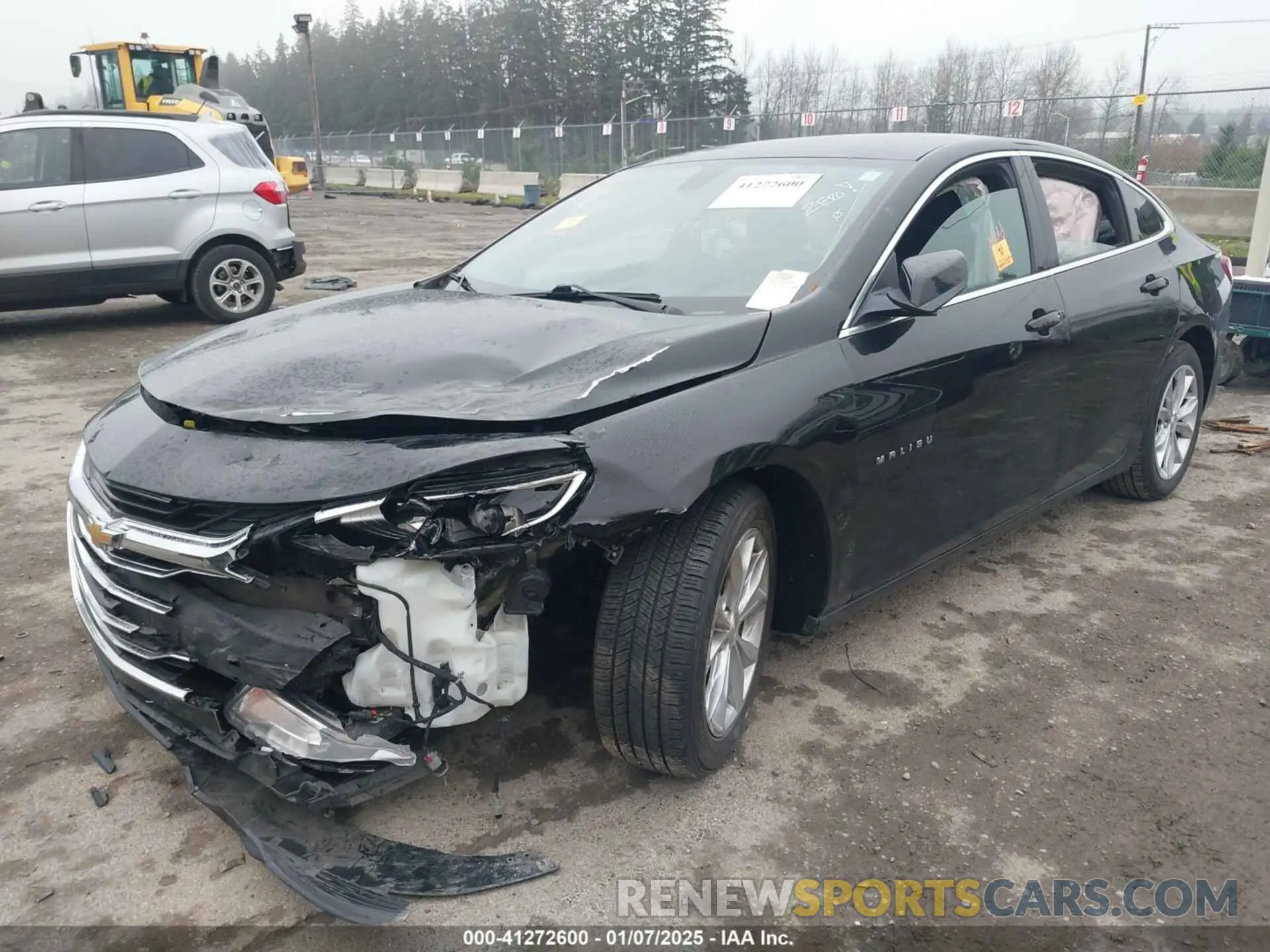 2 Photograph of a damaged car 1G1ZD5ST9LF054231 CHEVROLET MALIBU 2020