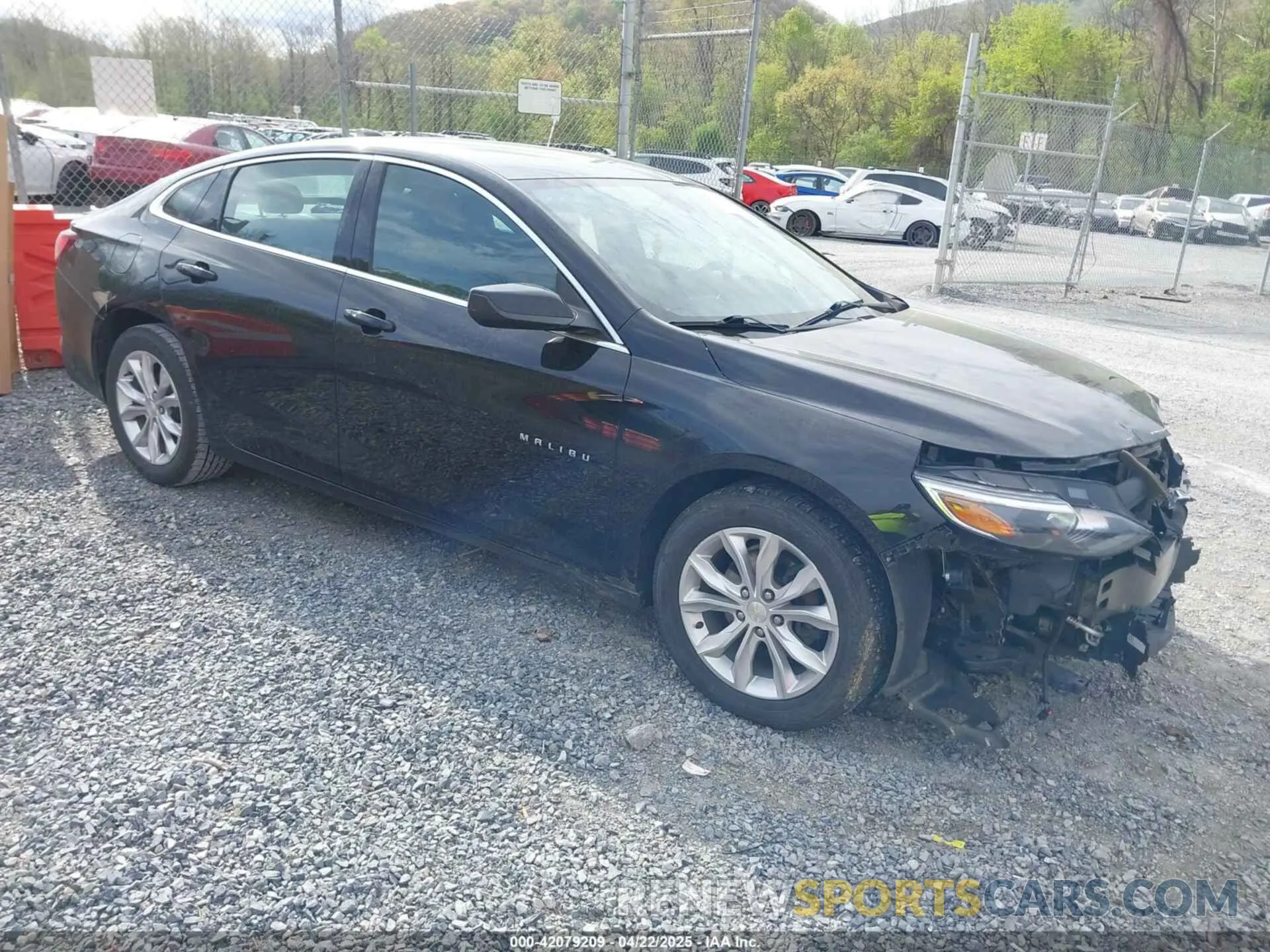 1 Photograph of a damaged car 1G1ZD5ST9LF054648 CHEVROLET MALIBU 2020
