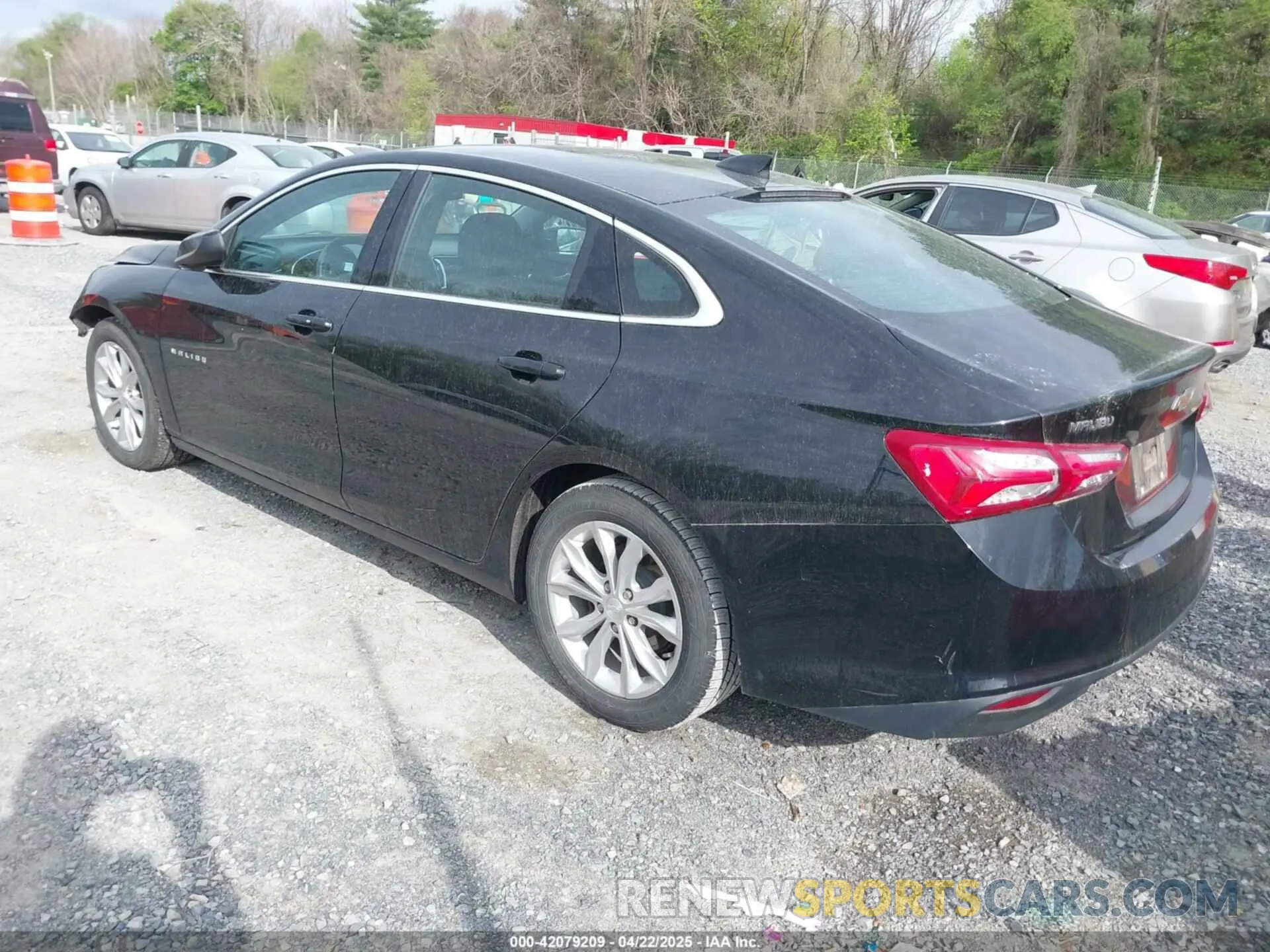 3 Photograph of a damaged car 1G1ZD5ST9LF054648 CHEVROLET MALIBU 2020
