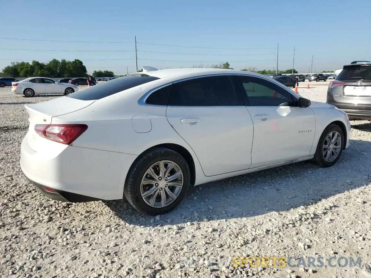 3 Photograph of a damaged car 1G1ZD5ST9LF058196 CHEVROLET MALIBU 2020