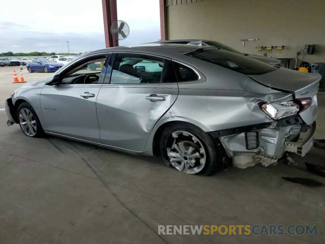 2 Photograph of a damaged car 1G1ZD5ST9LF061597 CHEVROLET MALIBU 2020