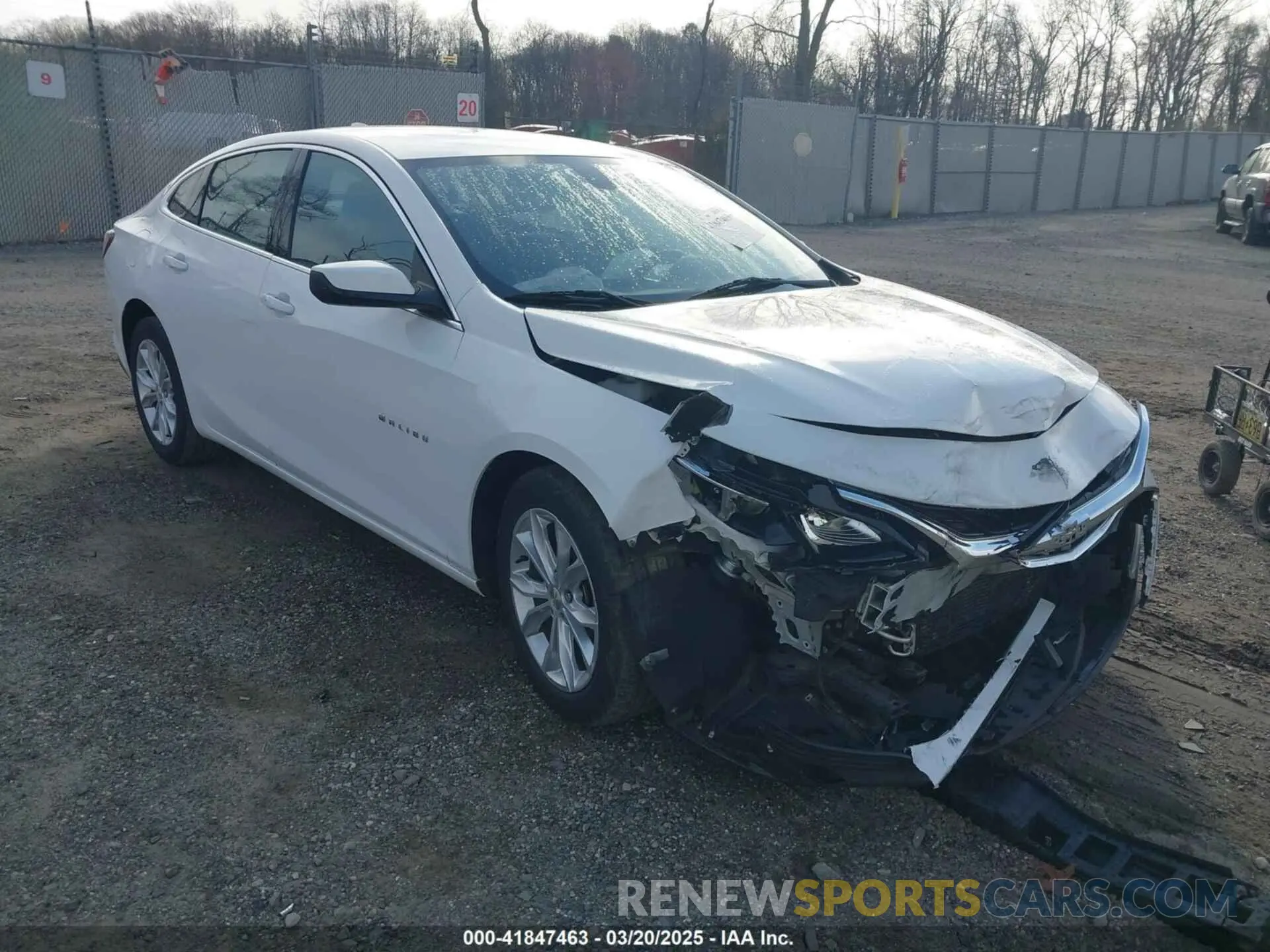 1 Photograph of a damaged car 1G1ZD5ST9LF064354 CHEVROLET MALIBU 2020