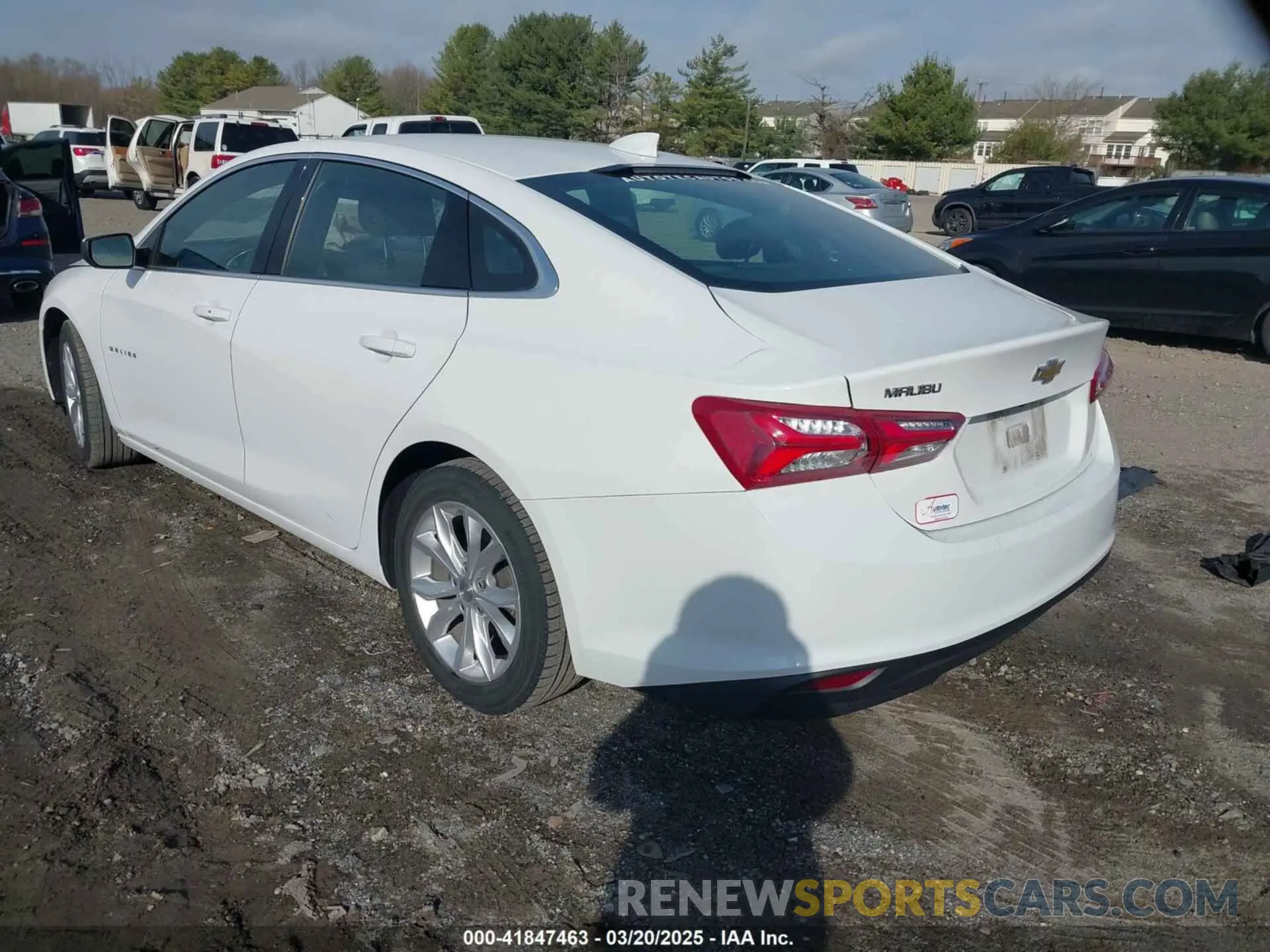3 Photograph of a damaged car 1G1ZD5ST9LF064354 CHEVROLET MALIBU 2020