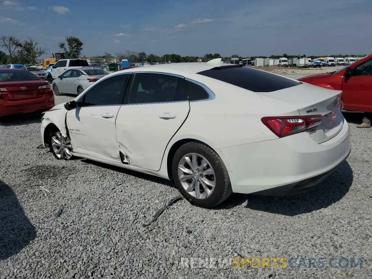 2 Photograph of a damaged car 1G1ZD5ST9LF066038 CHEVROLET MALIBU 2020
