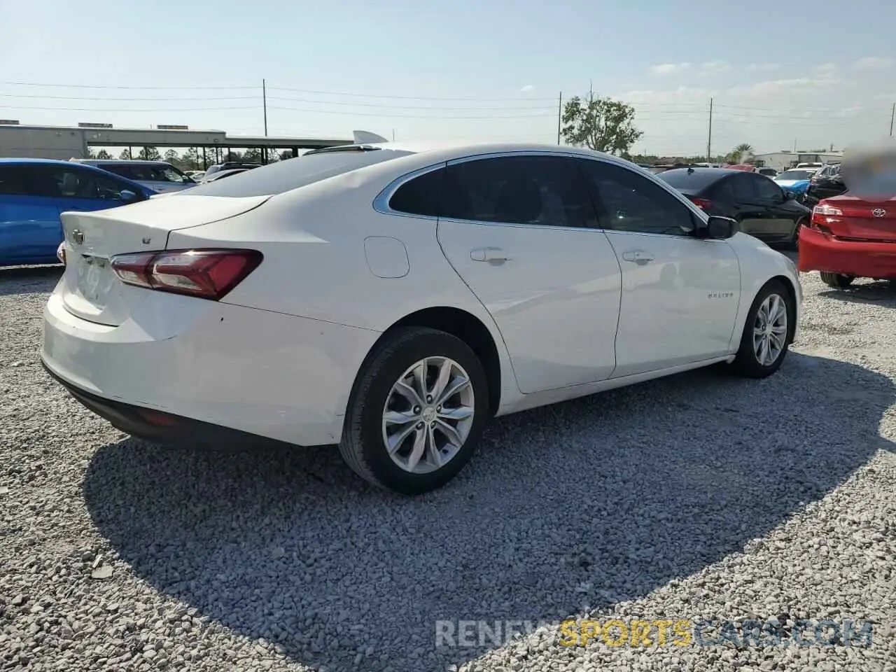 3 Photograph of a damaged car 1G1ZD5ST9LF066038 CHEVROLET MALIBU 2020