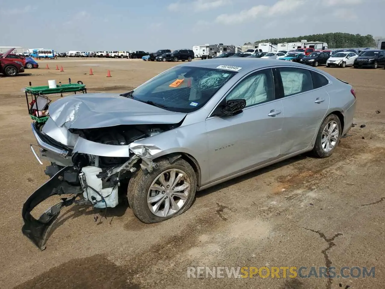 1 Photograph of a damaged car 1G1ZD5ST9LF070011 CHEVROLET MALIBU 2020