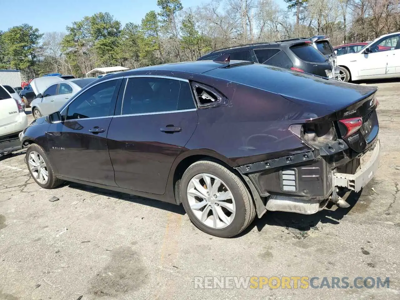 2 Photograph of a damaged car 1G1ZD5ST9LF090629 CHEVROLET MALIBU 2020