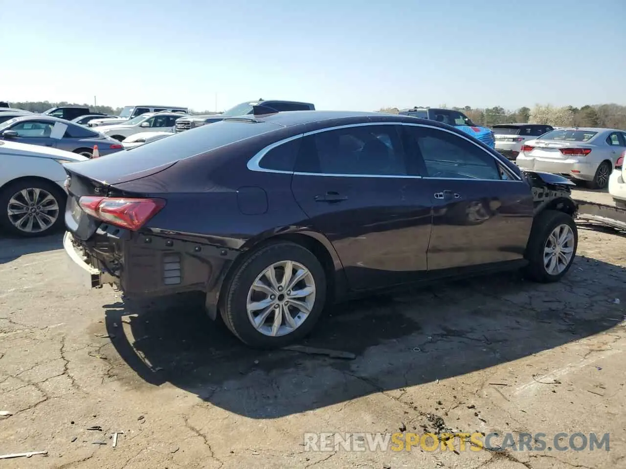 3 Photograph of a damaged car 1G1ZD5ST9LF090629 CHEVROLET MALIBU 2020