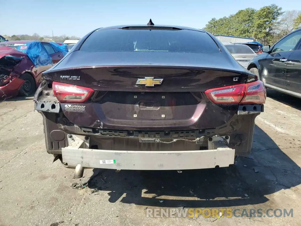 6 Photograph of a damaged car 1G1ZD5ST9LF090629 CHEVROLET MALIBU 2020