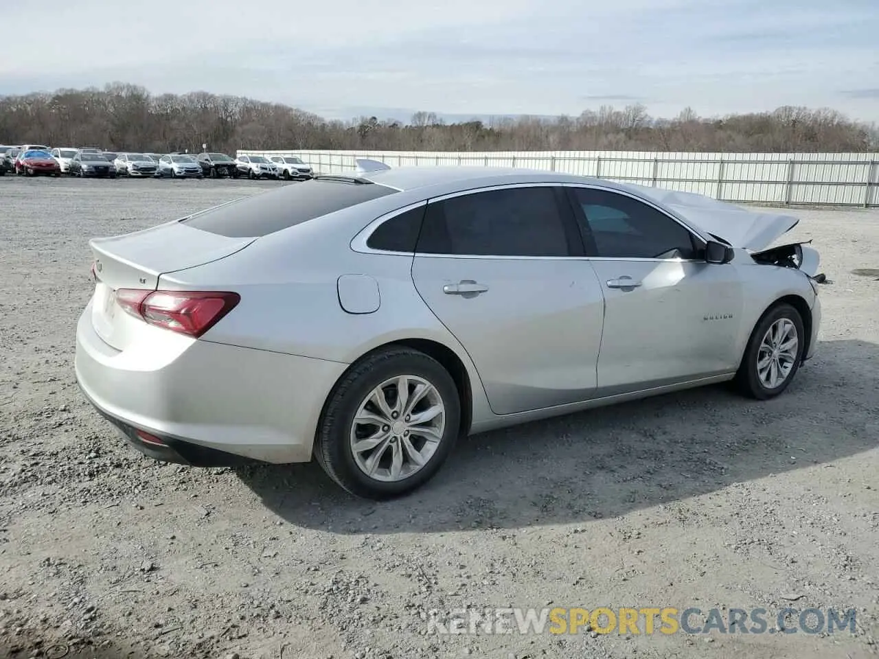 3 Photograph of a damaged car 1G1ZD5ST9LF091411 CHEVROLET MALIBU 2020