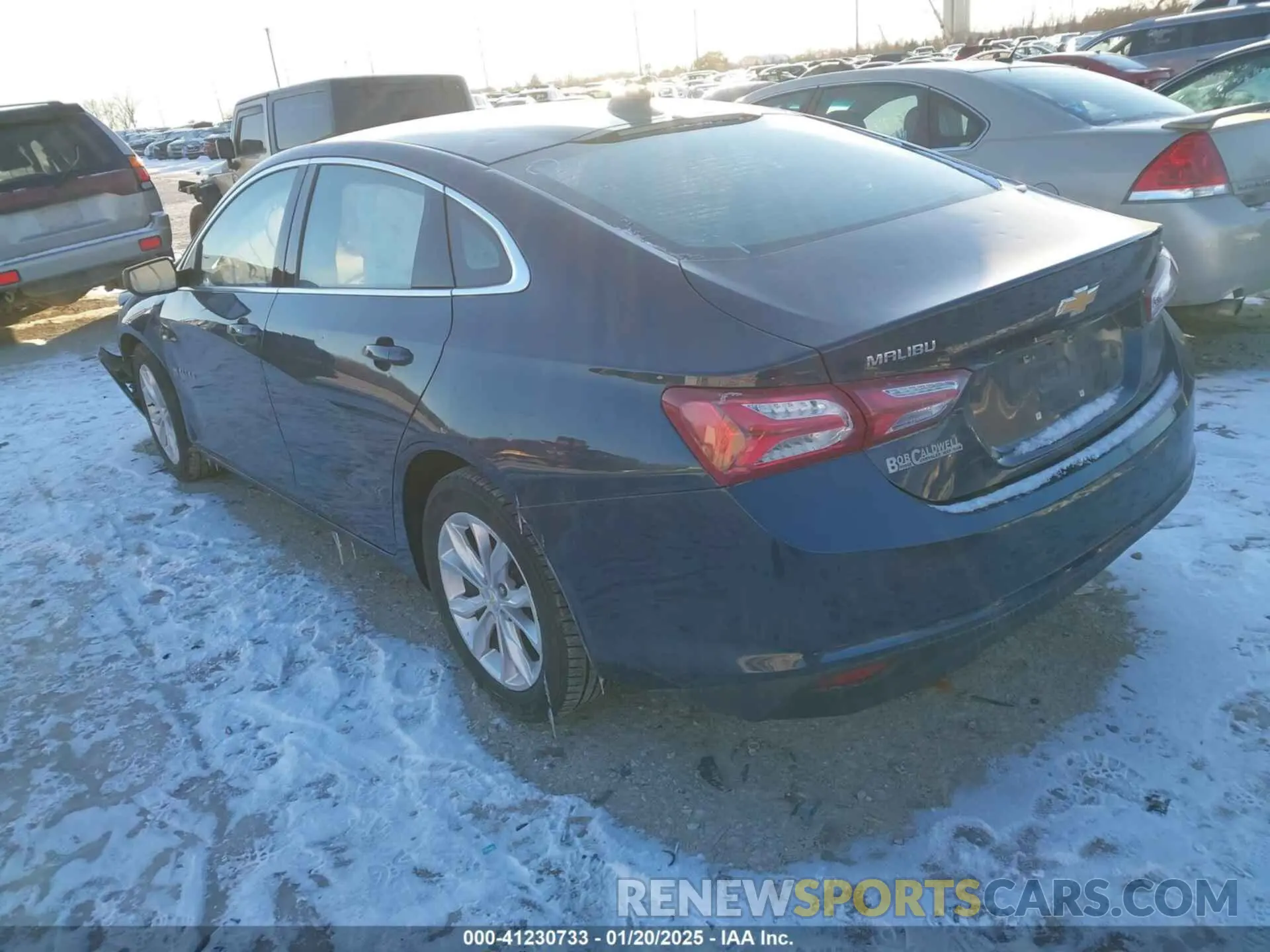3 Photograph of a damaged car 1G1ZD5ST9LF093689 CHEVROLET MALIBU 2020