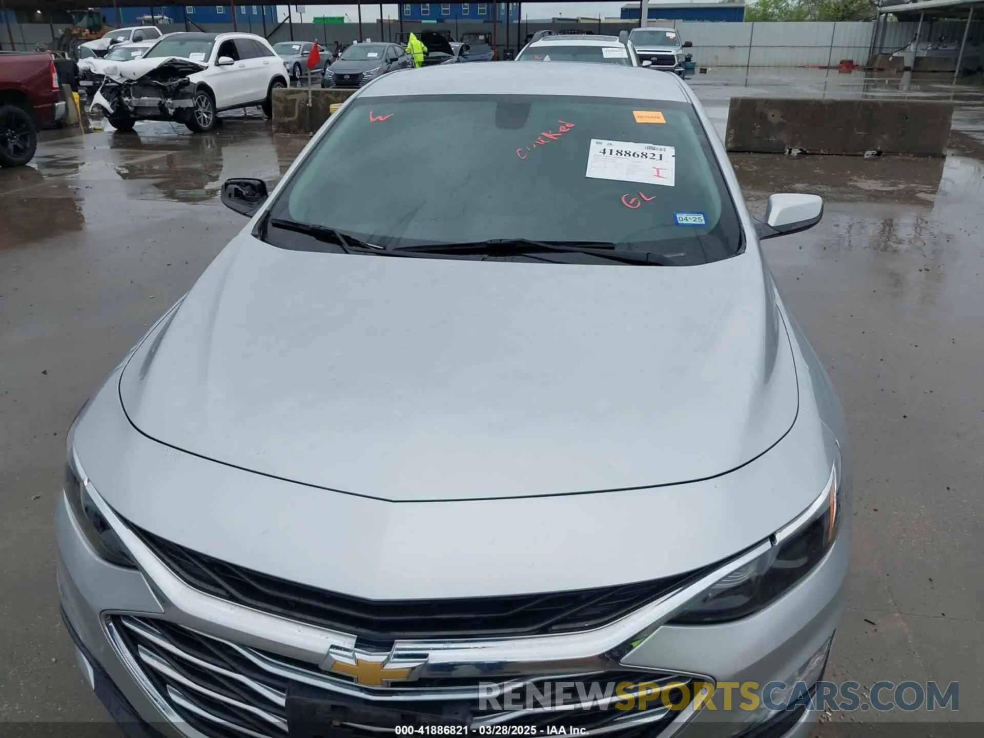 6 Photograph of a damaged car 1G1ZD5ST9LF102004 CHEVROLET MALIBU 2020