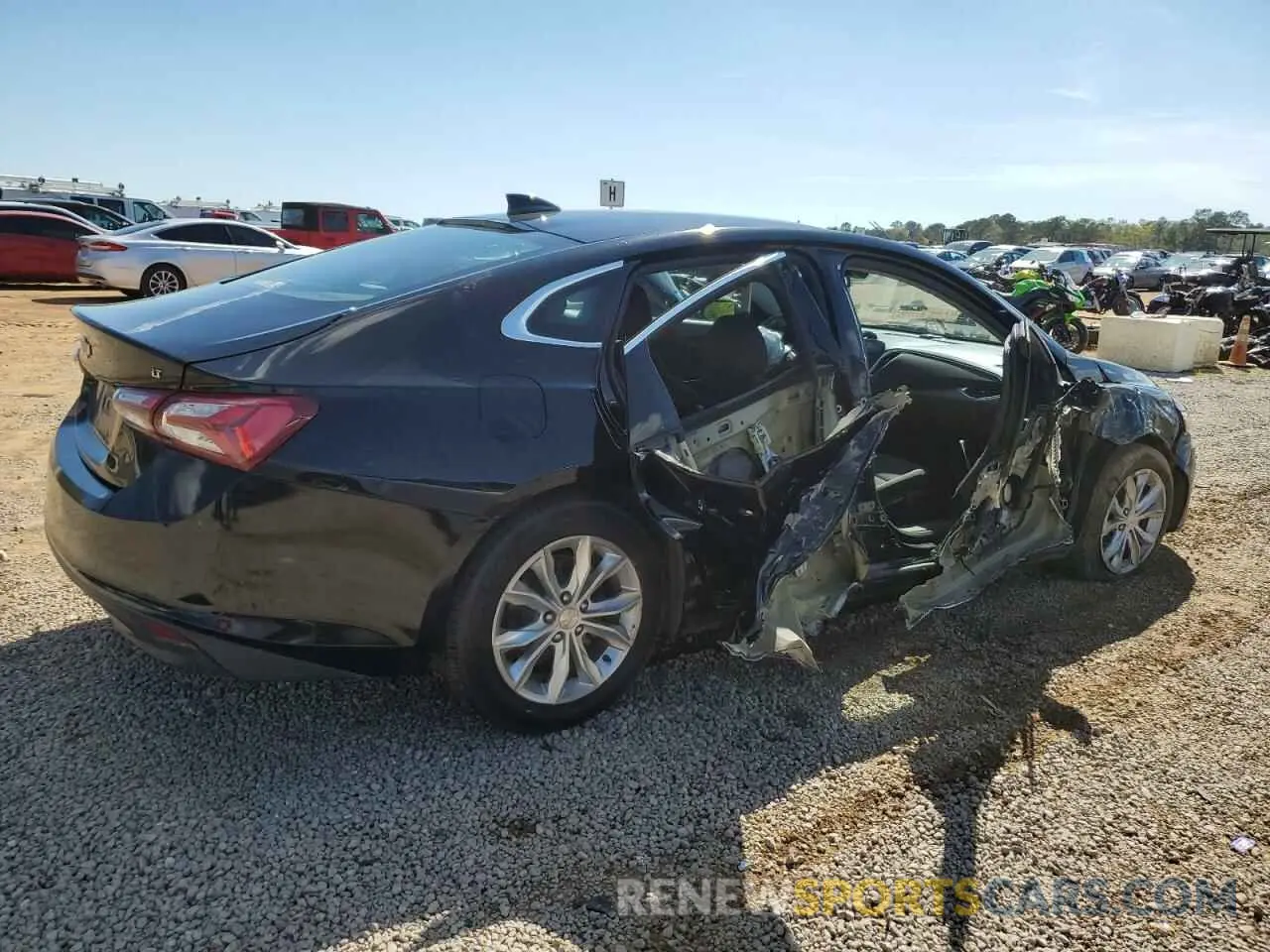 3 Photograph of a damaged car 1G1ZD5ST9LF113083 CHEVROLET MALIBU 2020