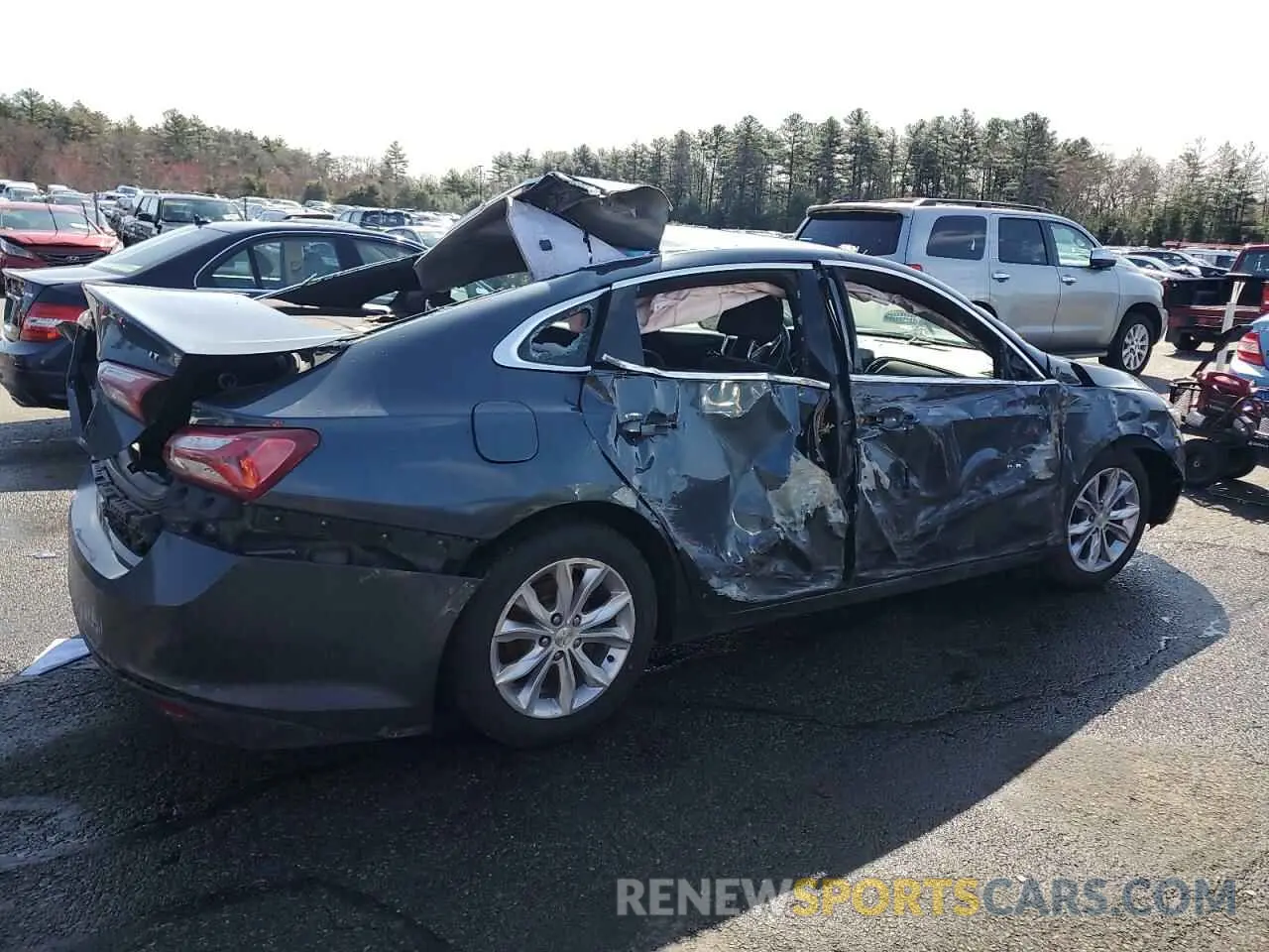 3 Photograph of a damaged car 1G1ZD5ST9LF116811 CHEVROLET MALIBU 2020