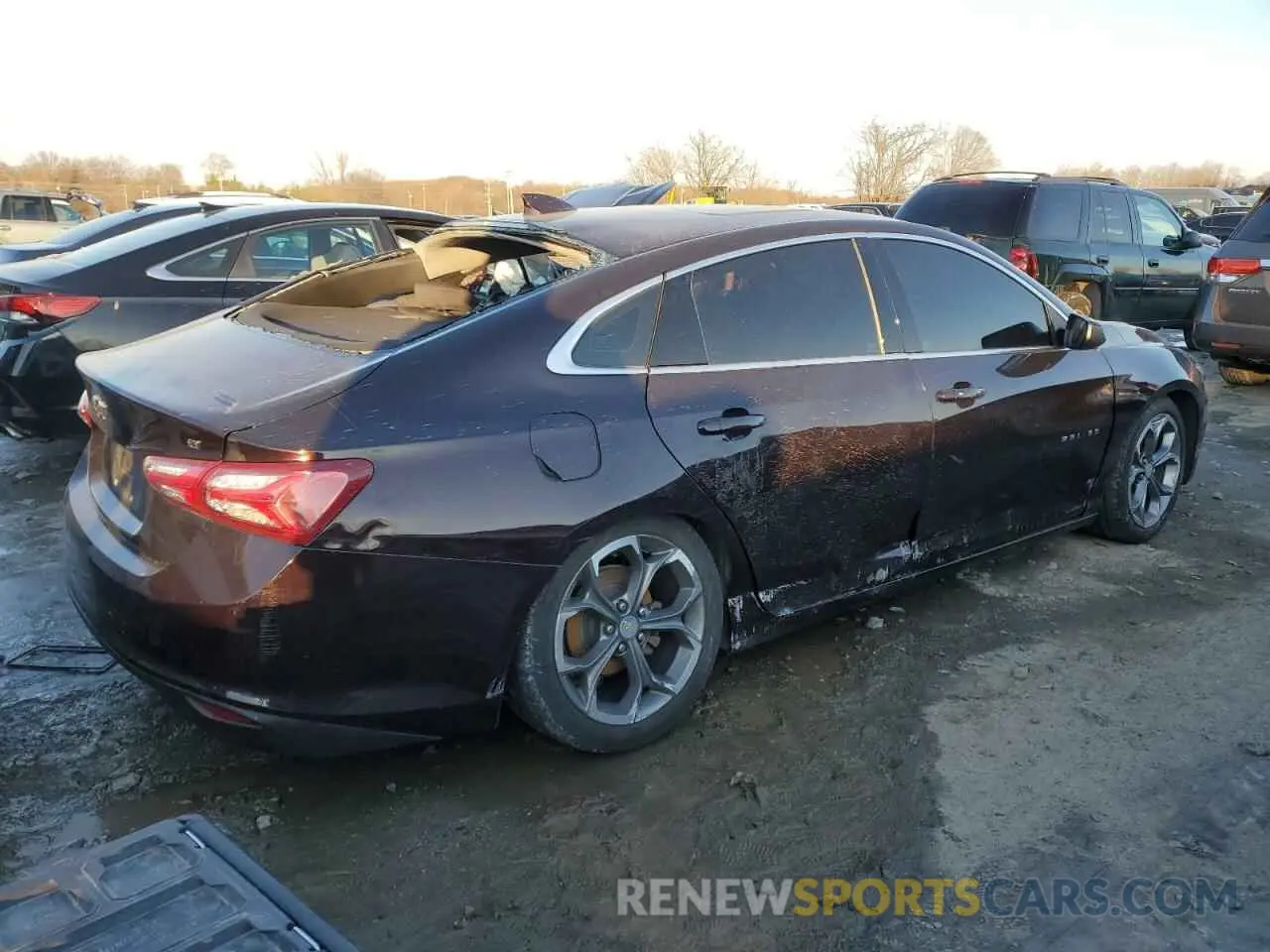 3 Photograph of a damaged car 1G1ZD5ST9LF116890 CHEVROLET MALIBU 2020