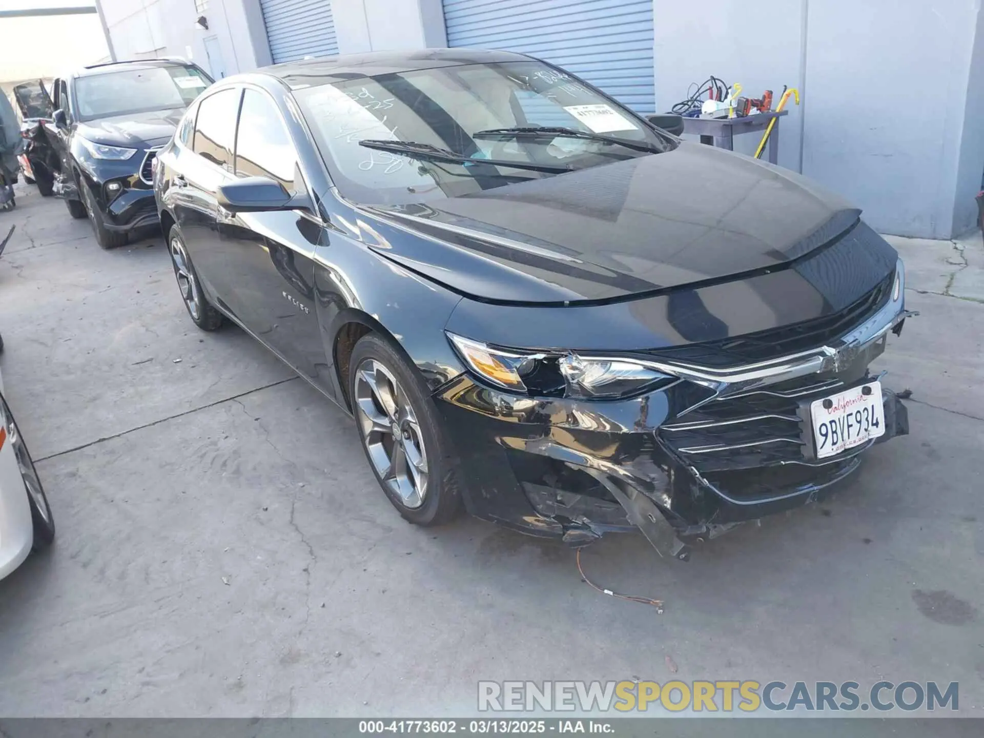 1 Photograph of a damaged car 1G1ZD5ST9LF118266 CHEVROLET MALIBU 2020