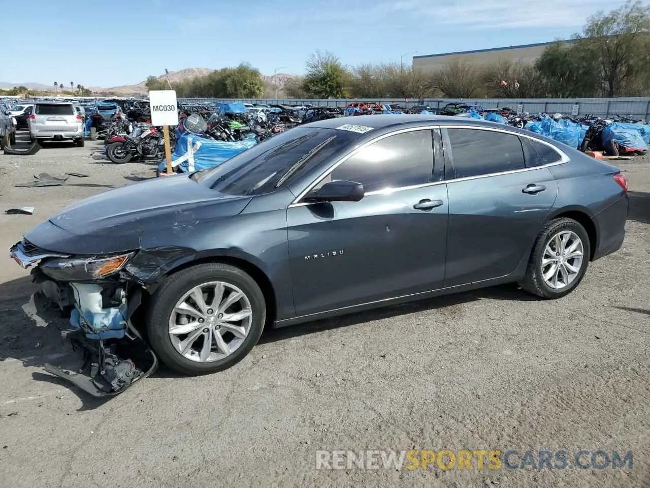 1 Photograph of a damaged car 1G1ZD5ST9LF123631 CHEVROLET MALIBU 2020