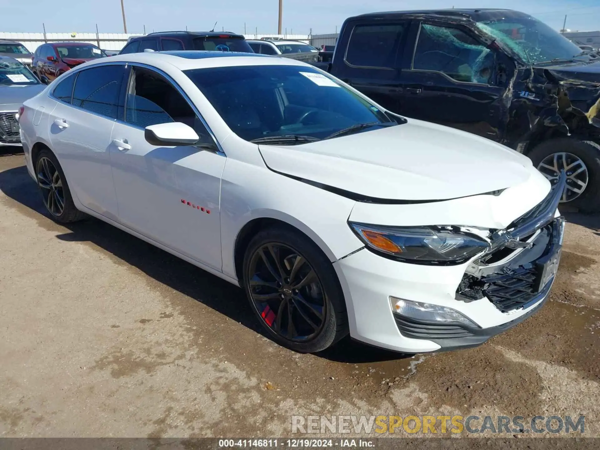 1 Photograph of a damaged car 1G1ZD5ST9LF133978 CHEVROLET MALIBU 2020