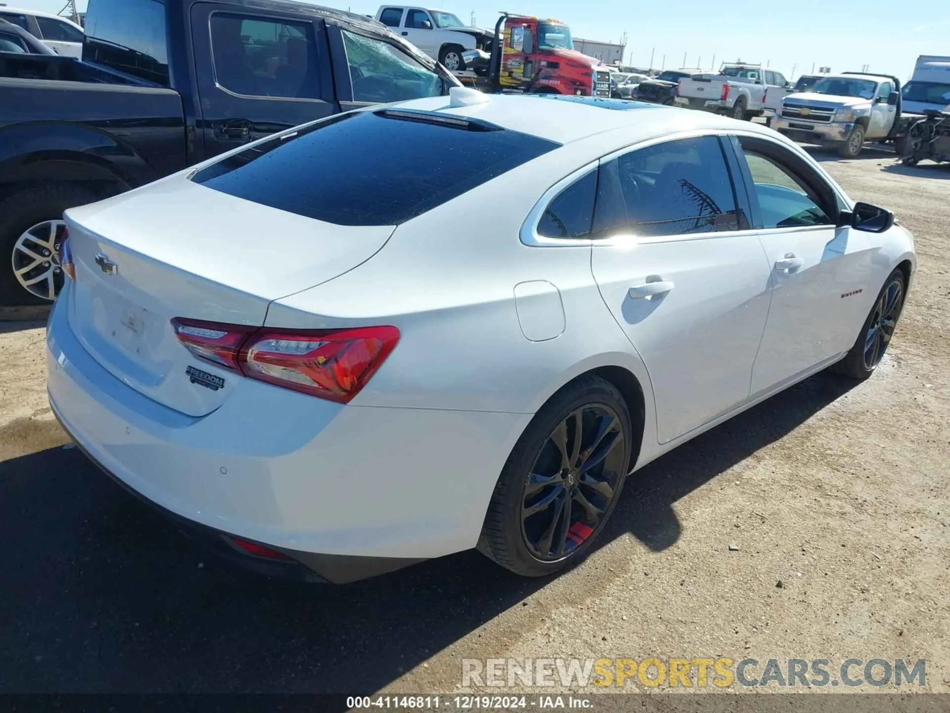4 Photograph of a damaged car 1G1ZD5ST9LF133978 CHEVROLET MALIBU 2020