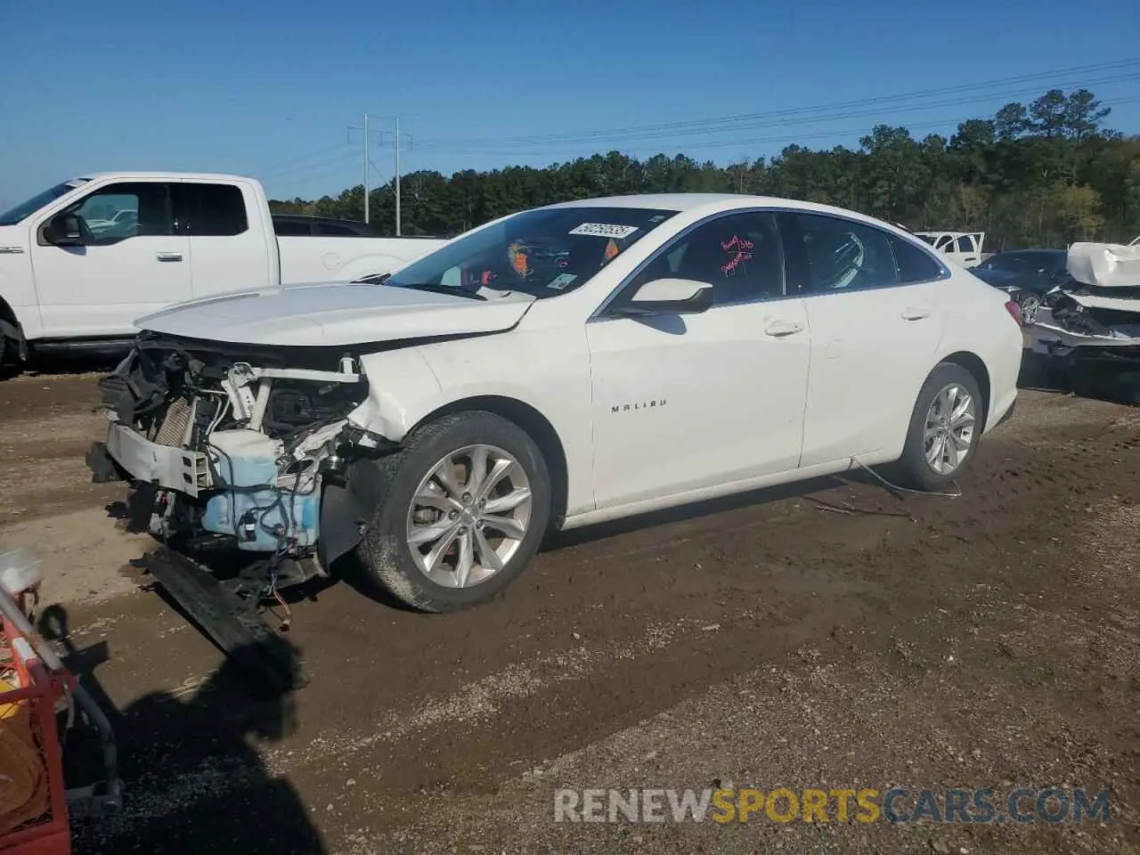 1 Photograph of a damaged car 1G1ZD5STXLF004082 CHEVROLET MALIBU 2020