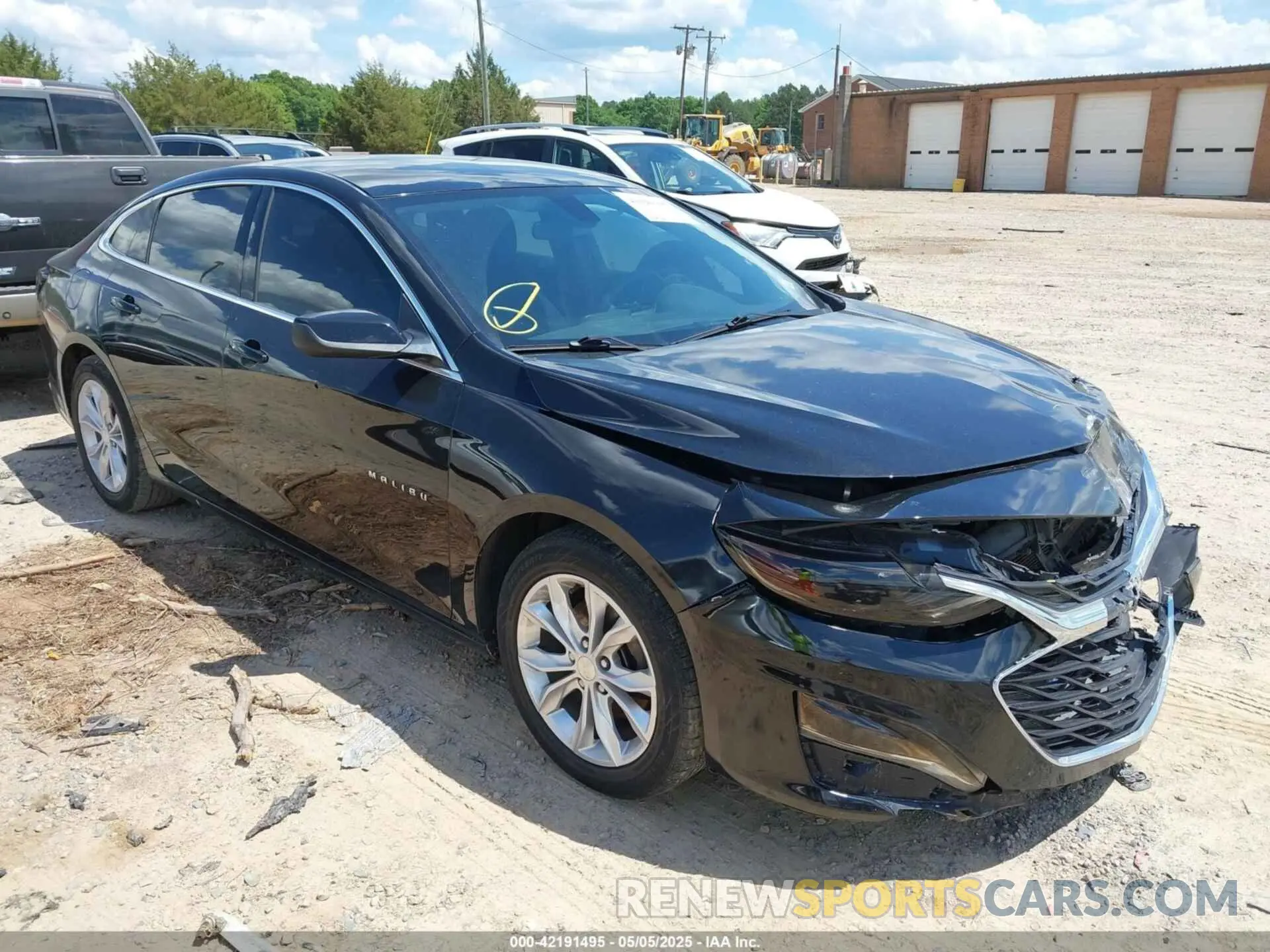 1 Photograph of a damaged car 1G1ZD5STXLF011419 CHEVROLET MALIBU 2020