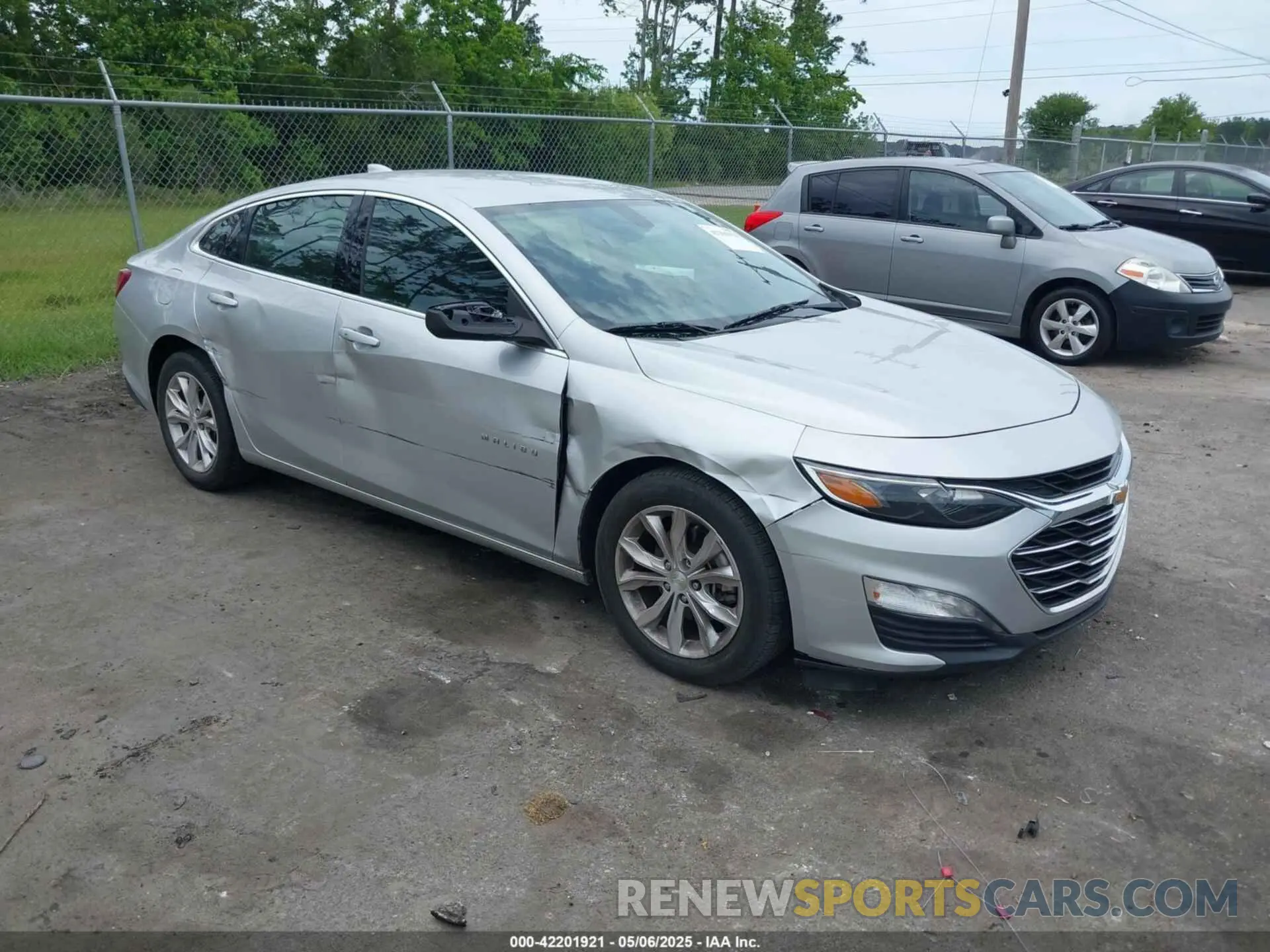 1 Photograph of a damaged car 1G1ZD5STXLF031136 CHEVROLET MALIBU 2020