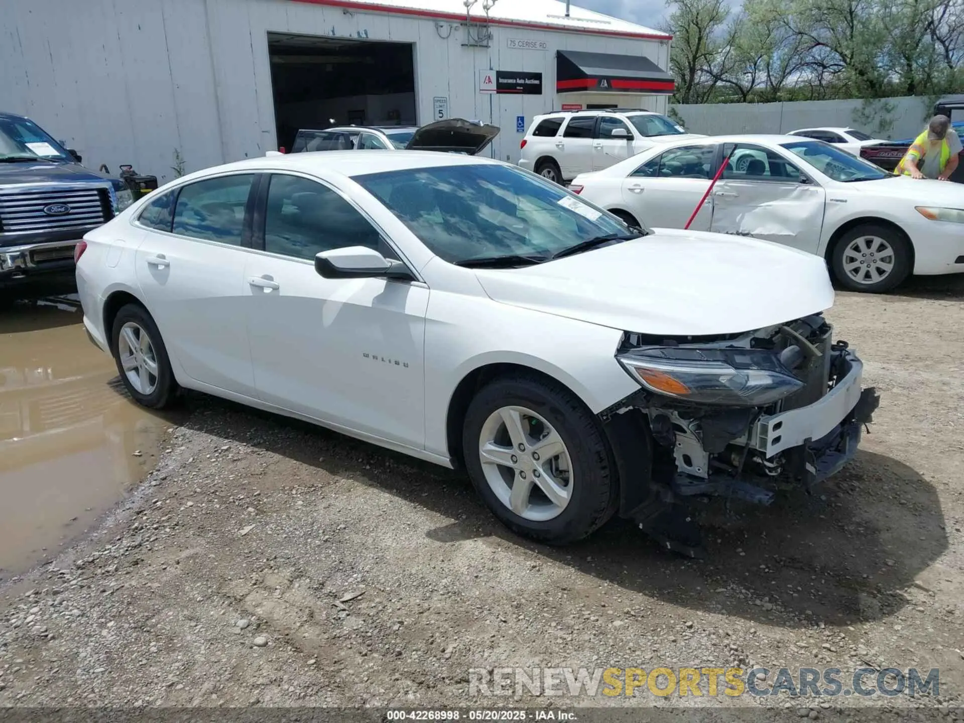 1 Photograph of a damaged car 1G1ZD5STXLF037941 CHEVROLET MALIBU 2020