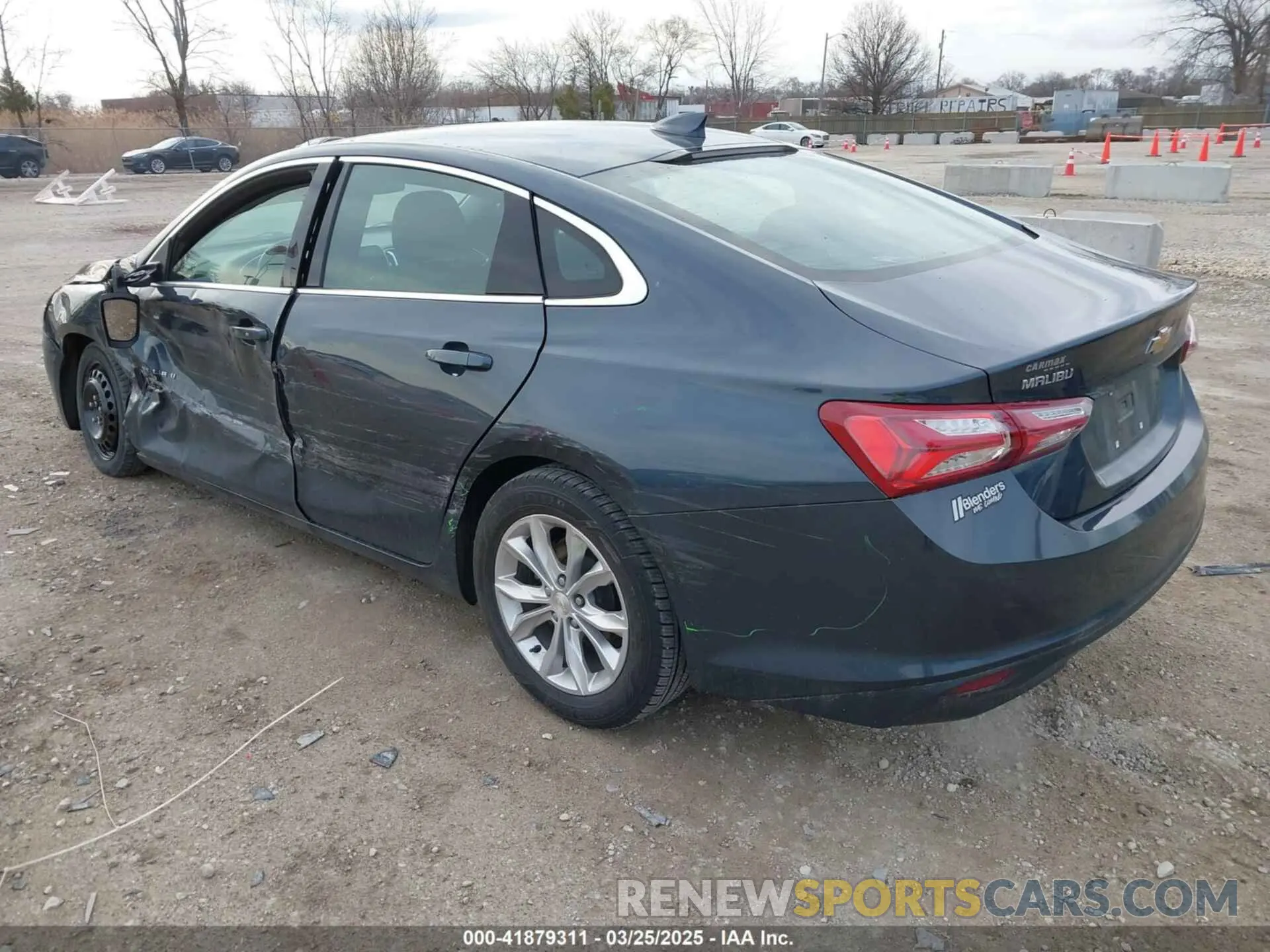 3 Photograph of a damaged car 1G1ZD5STXLF042220 CHEVROLET MALIBU 2020