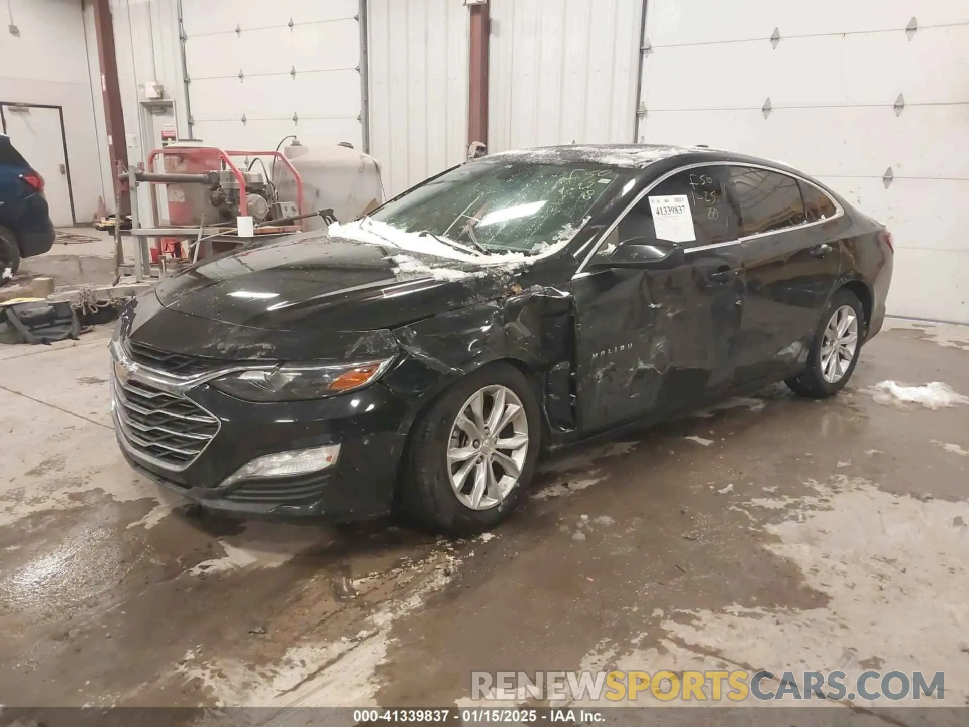2 Photograph of a damaged car 1G1ZD5STXLF043268 CHEVROLET MALIBU 2020