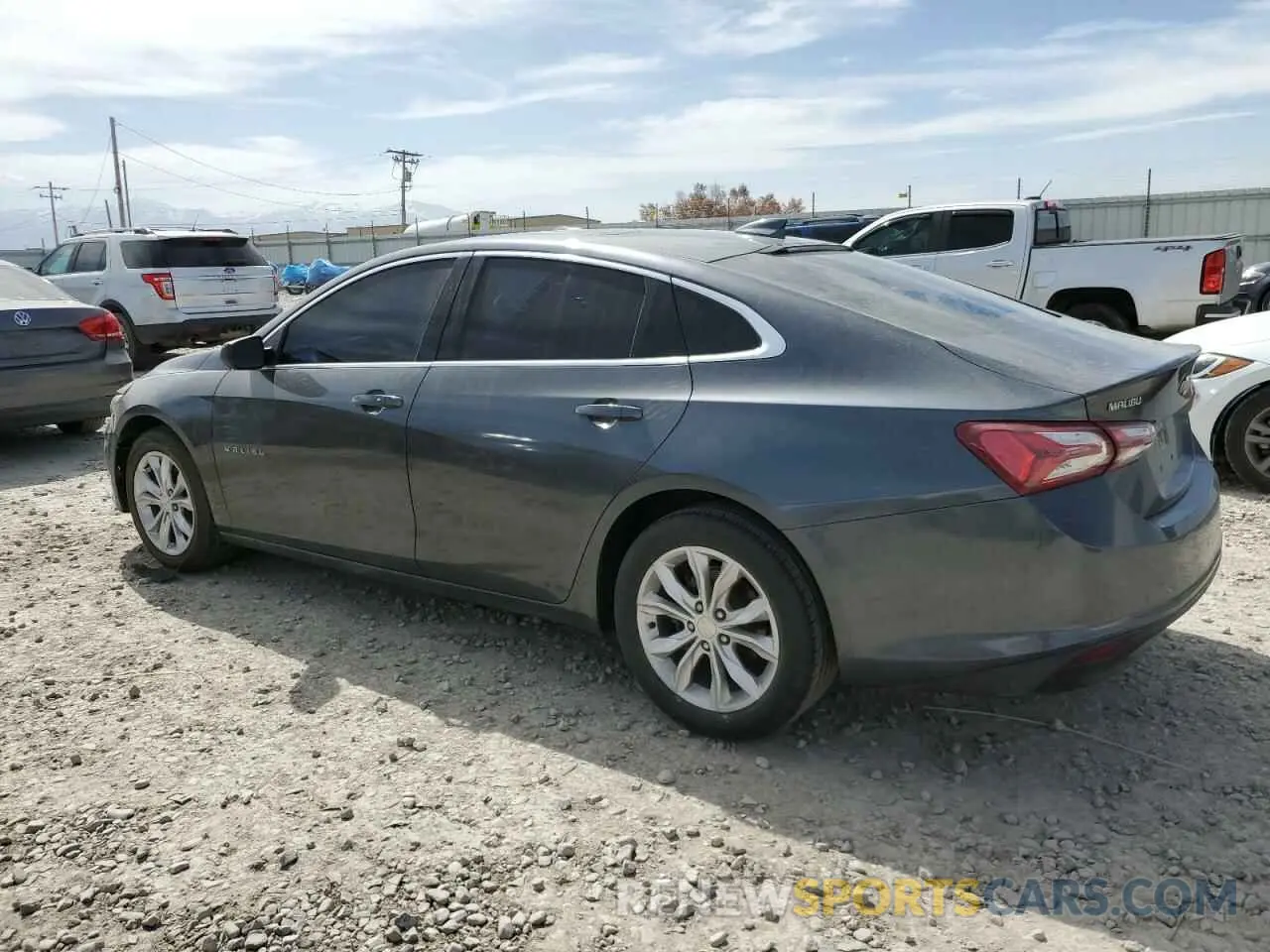 2 Photograph of a damaged car 1G1ZD5STXLF044078 CHEVROLET MALIBU 2020