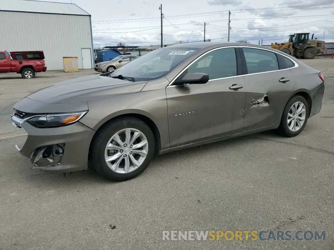1 Photograph of a damaged car 1G1ZD5STXLF050446 CHEVROLET MALIBU 2020