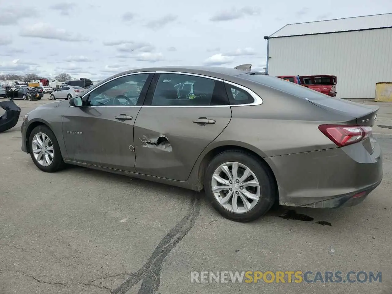 2 Photograph of a damaged car 1G1ZD5STXLF050446 CHEVROLET MALIBU 2020