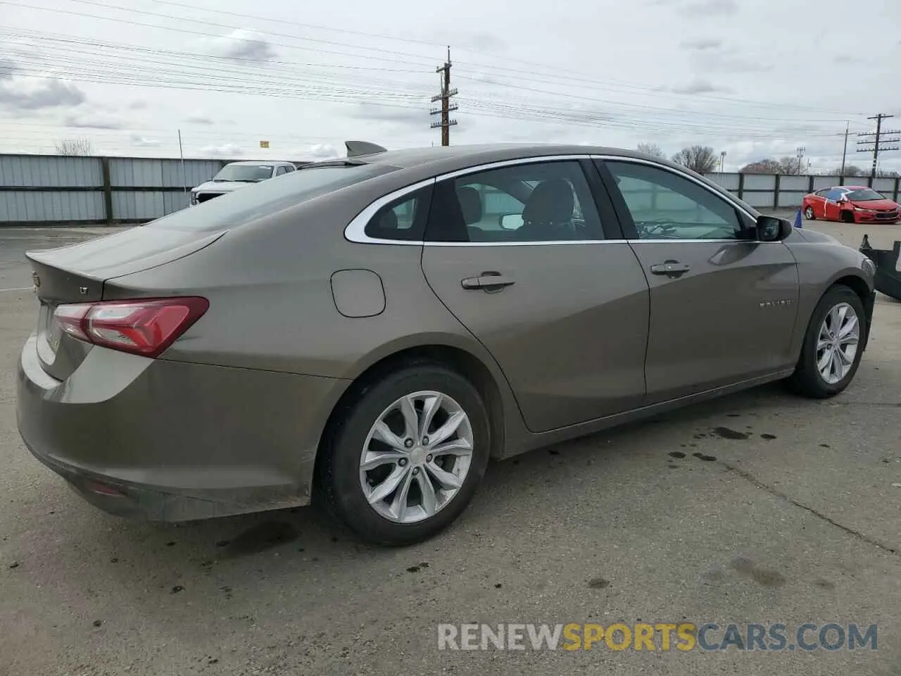 3 Photograph of a damaged car 1G1ZD5STXLF050446 CHEVROLET MALIBU 2020